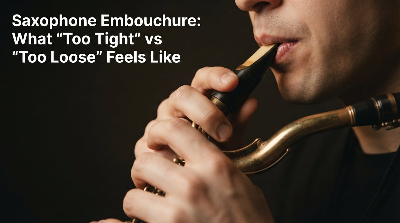 Saxophone Embouchure: What "Too Tight" vs "Too Loose" Feels Like