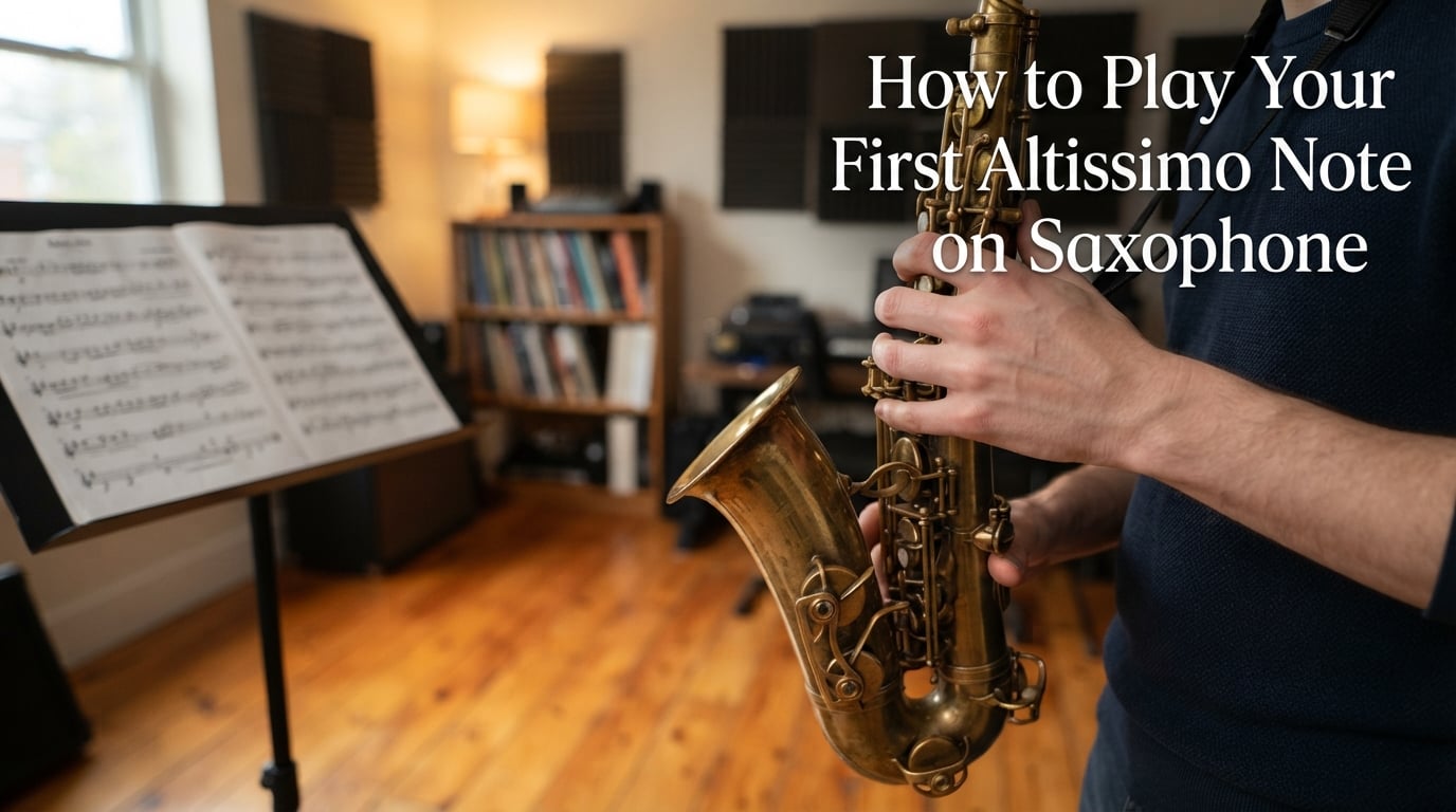 How to Play Your First Altissimo Note on Saxophone