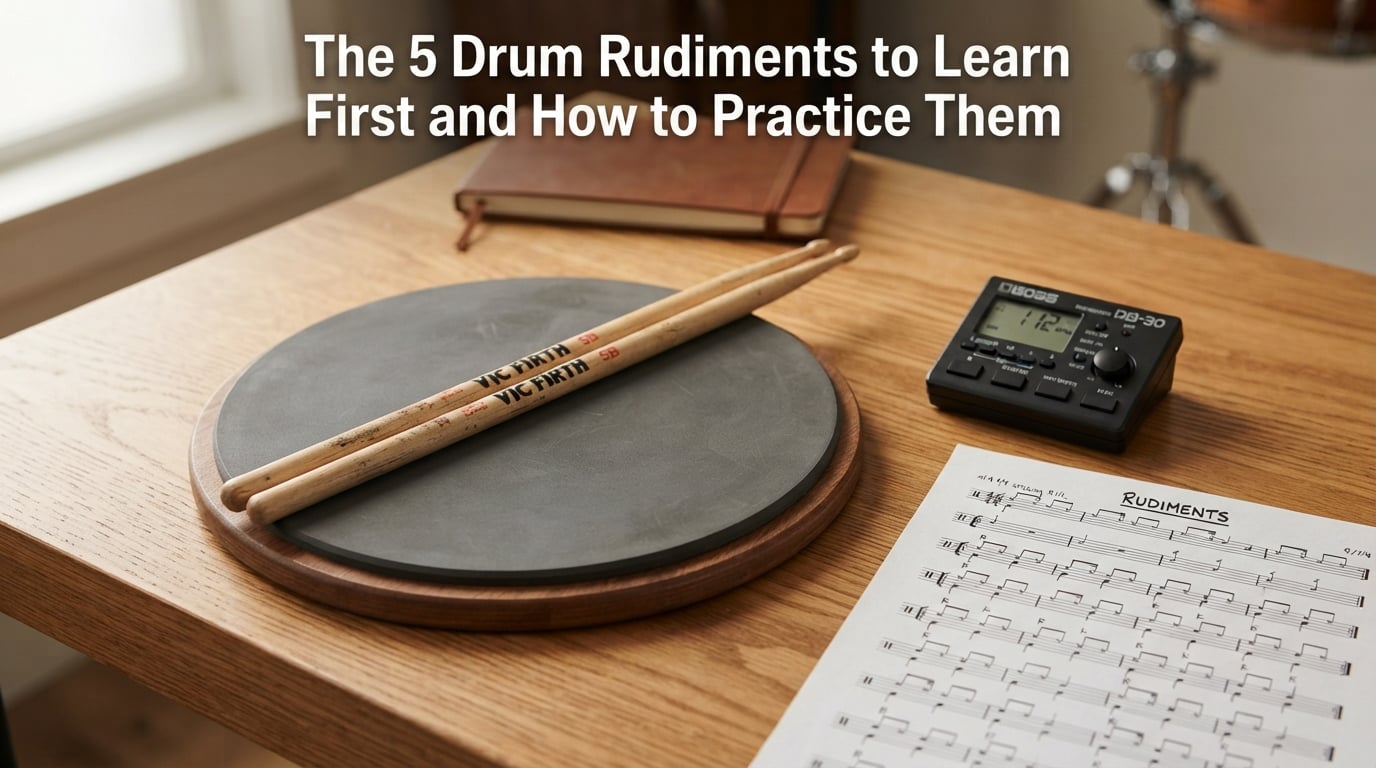 The 5 Drum Rudiments to Learn First and How to Practice Them