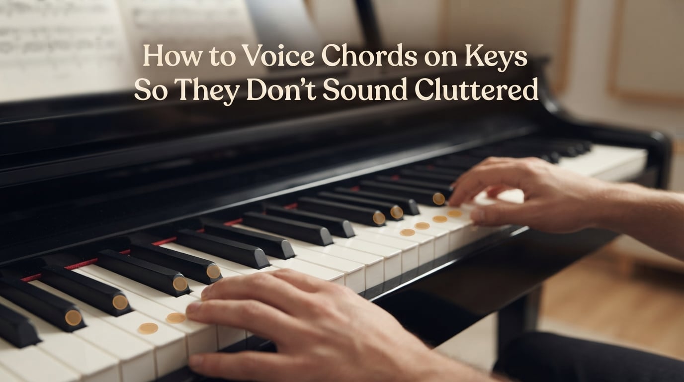 How to Voice Chords on Keys So They Don't Sound Cluttered