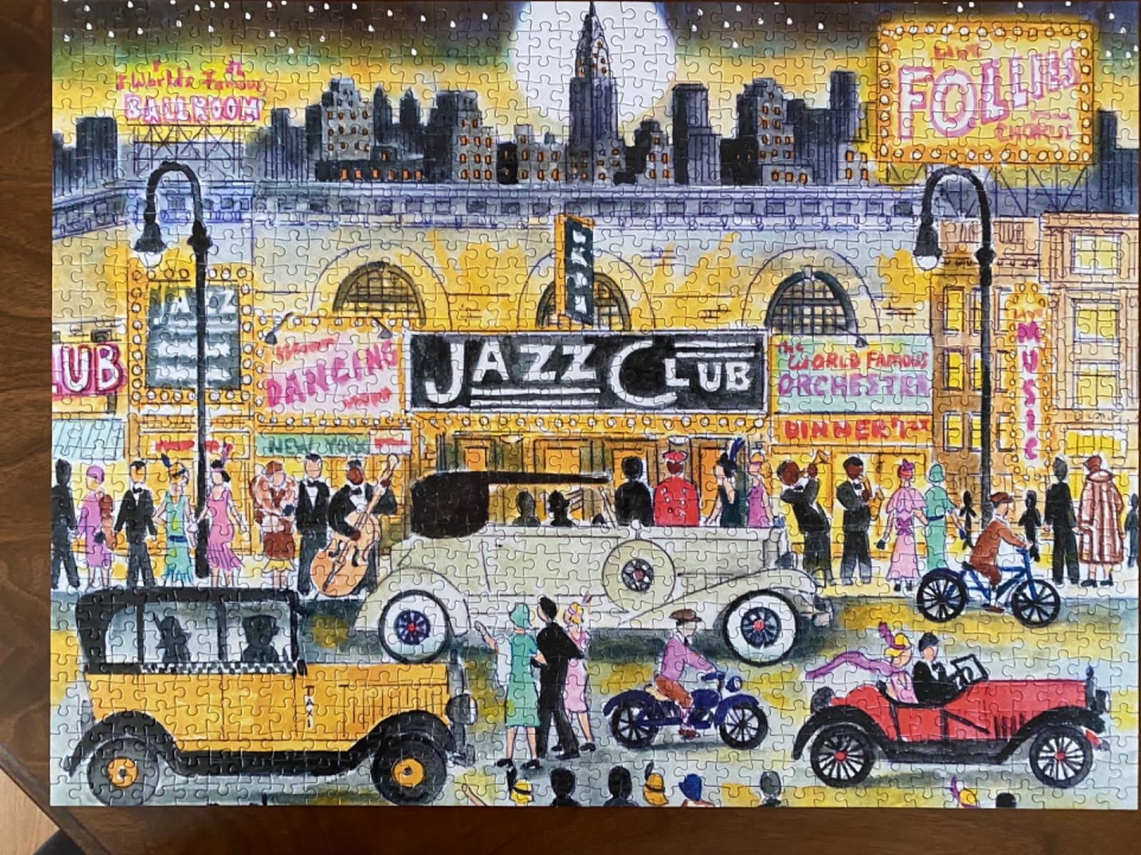 Galison Michael Storrings Jazz Age 1000 Piece Puzzle, Multicolor, 20 x 27