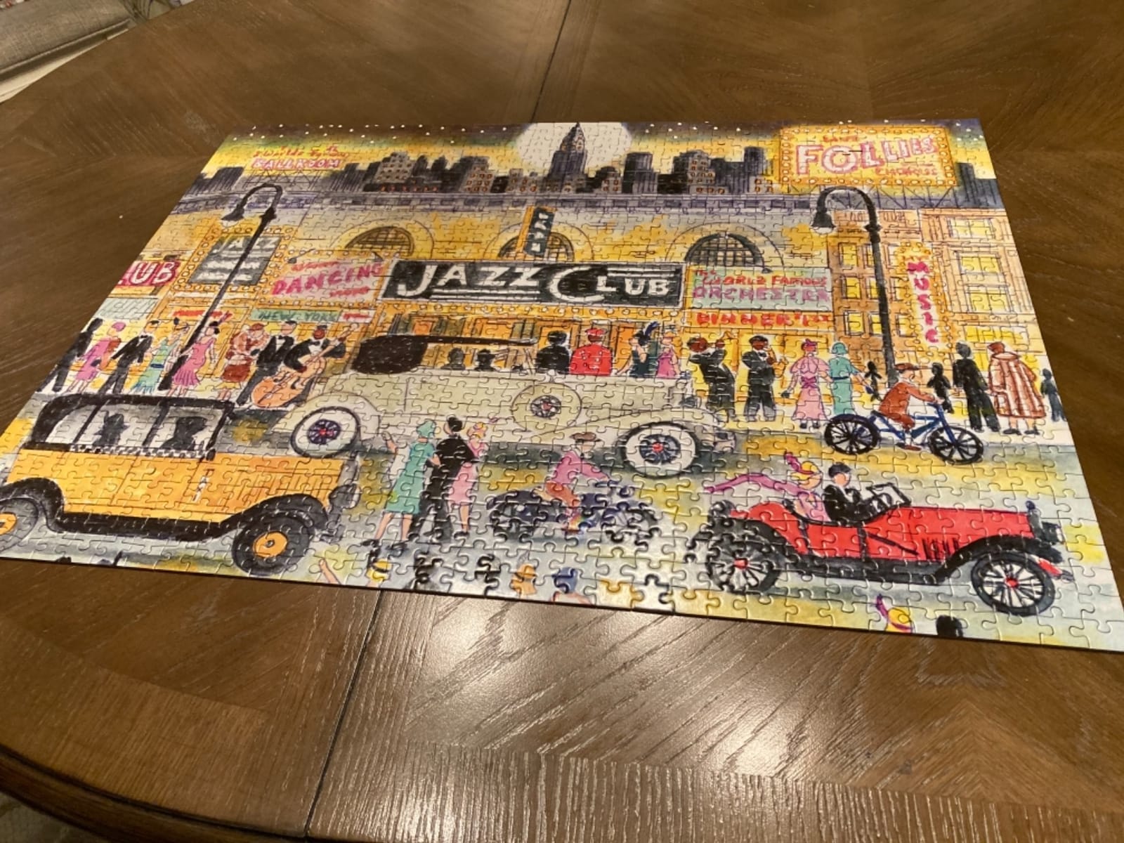 Galison Michael Storrings Jazz Age 1000 Piece Puzzle, Multicolor, 20 x 27
