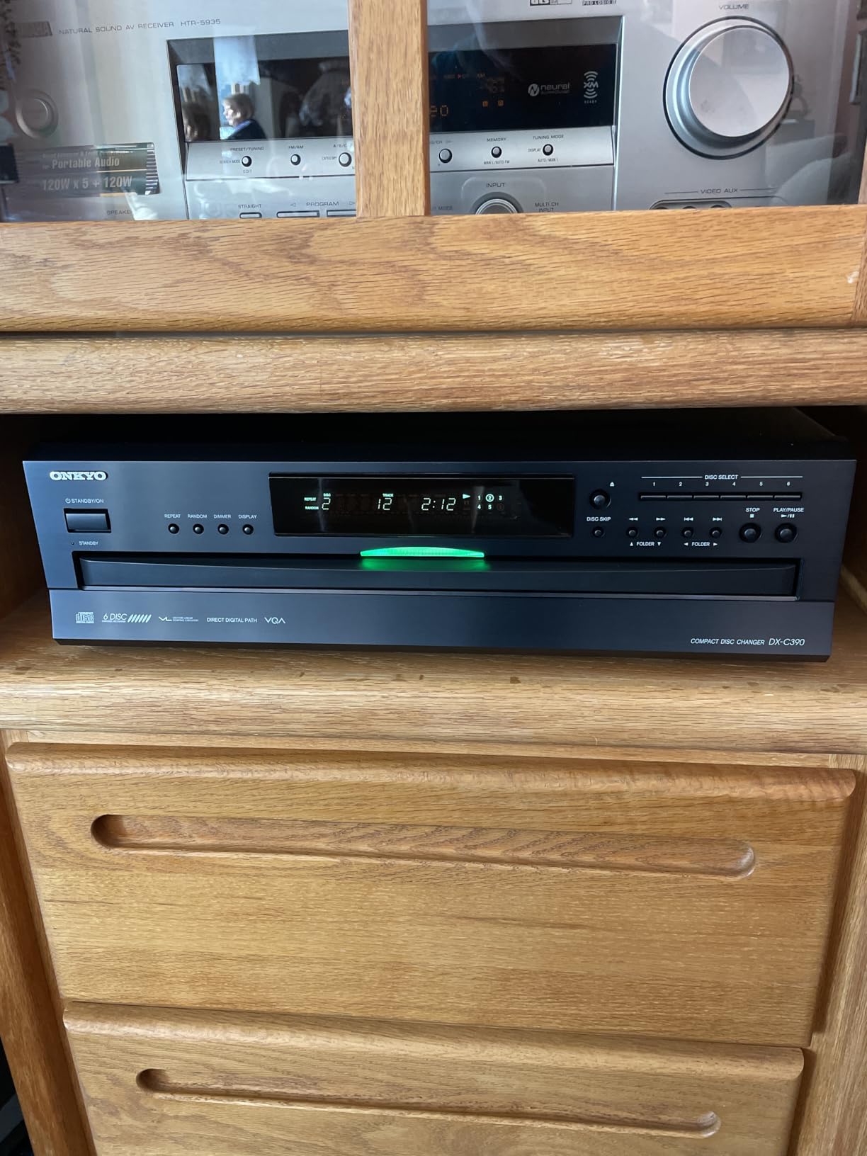 Onkyo DXC390 6 Disc CD Changer, Black customer photo 2