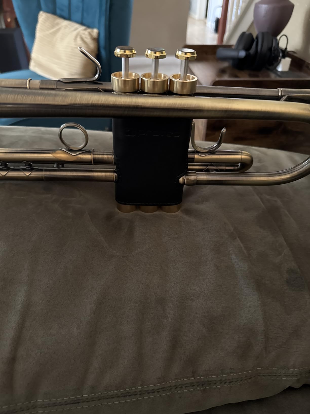 Protec Trumpet Leather Valve Guard, Model L226 customer photo 2