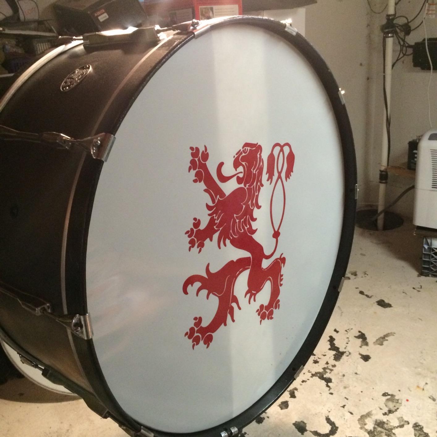 Ludwig LF350B Black Parade Marching Bass Drum Sling customer photo 2