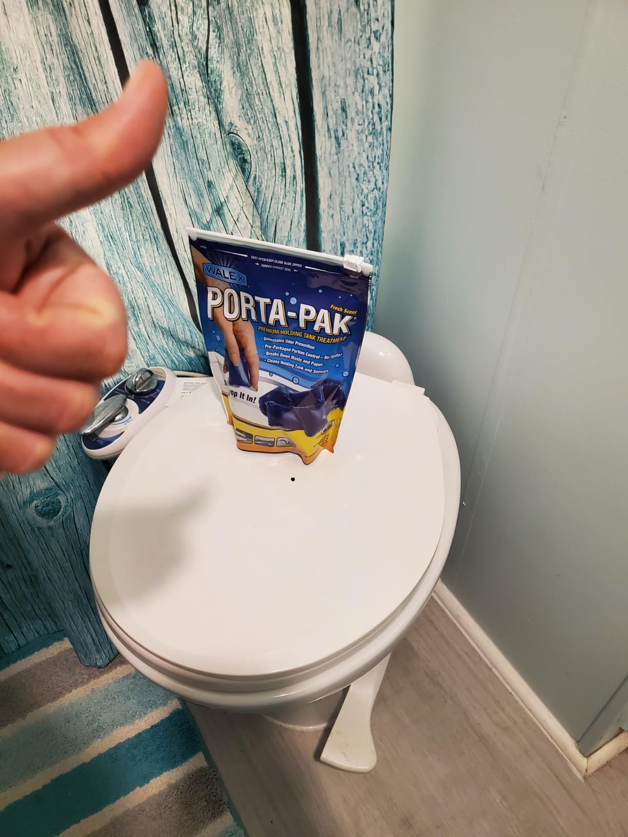Walex Porta-Pak RV Toilet Treatment Drop-Ins - Fresh Scent, 10-Pack | RV black tank treatment, Controls odors better than any other product on the market, Works in 100°F+ heat, Fresh scent customer photo 2