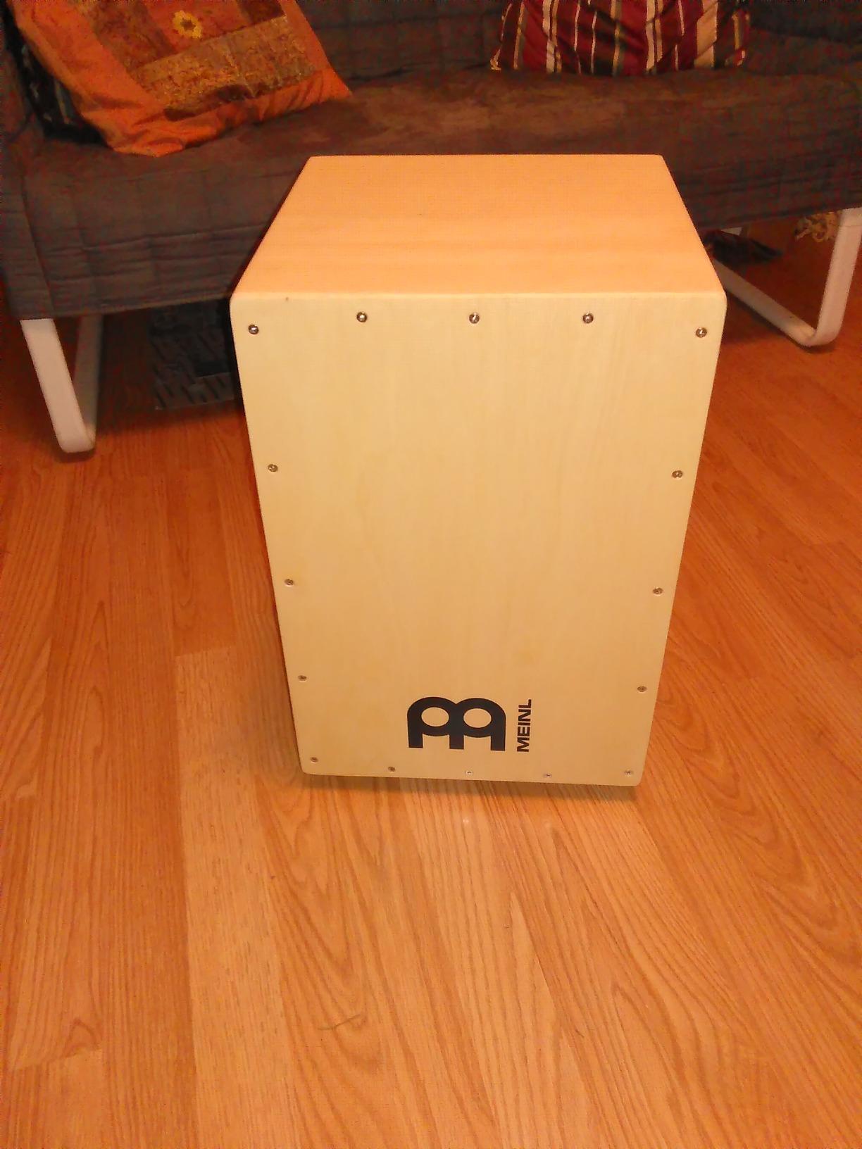 Meinl Percussion HCAJ1NT Headliner Series Wood String Cajon for Adjustable Snare Effect, Full Size customer photo 2