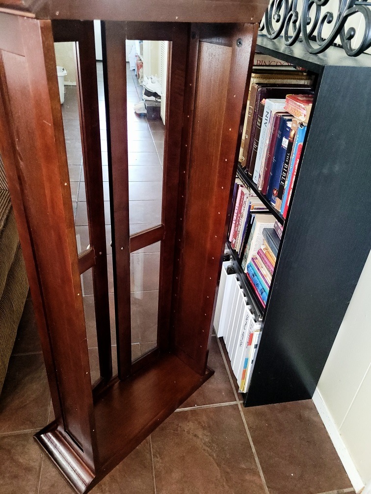 Winsome Wood DVD/CD Cabinet, Antique Walnut (94944) | Multi-Use Entertainment Center & TV Console for Living Room, Bedroom, Den, Practical Furniture for New Homes, Apartments customer photo 1