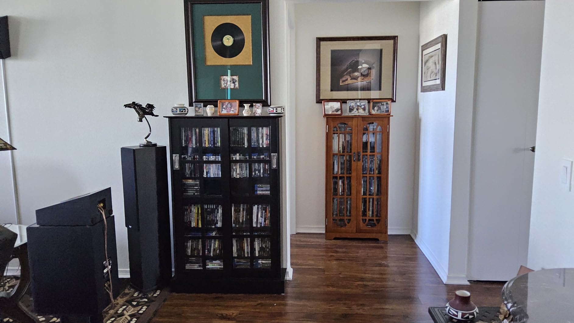 Furniture HotSpot Window Pane Media Cabinet - Oak customer photo 1