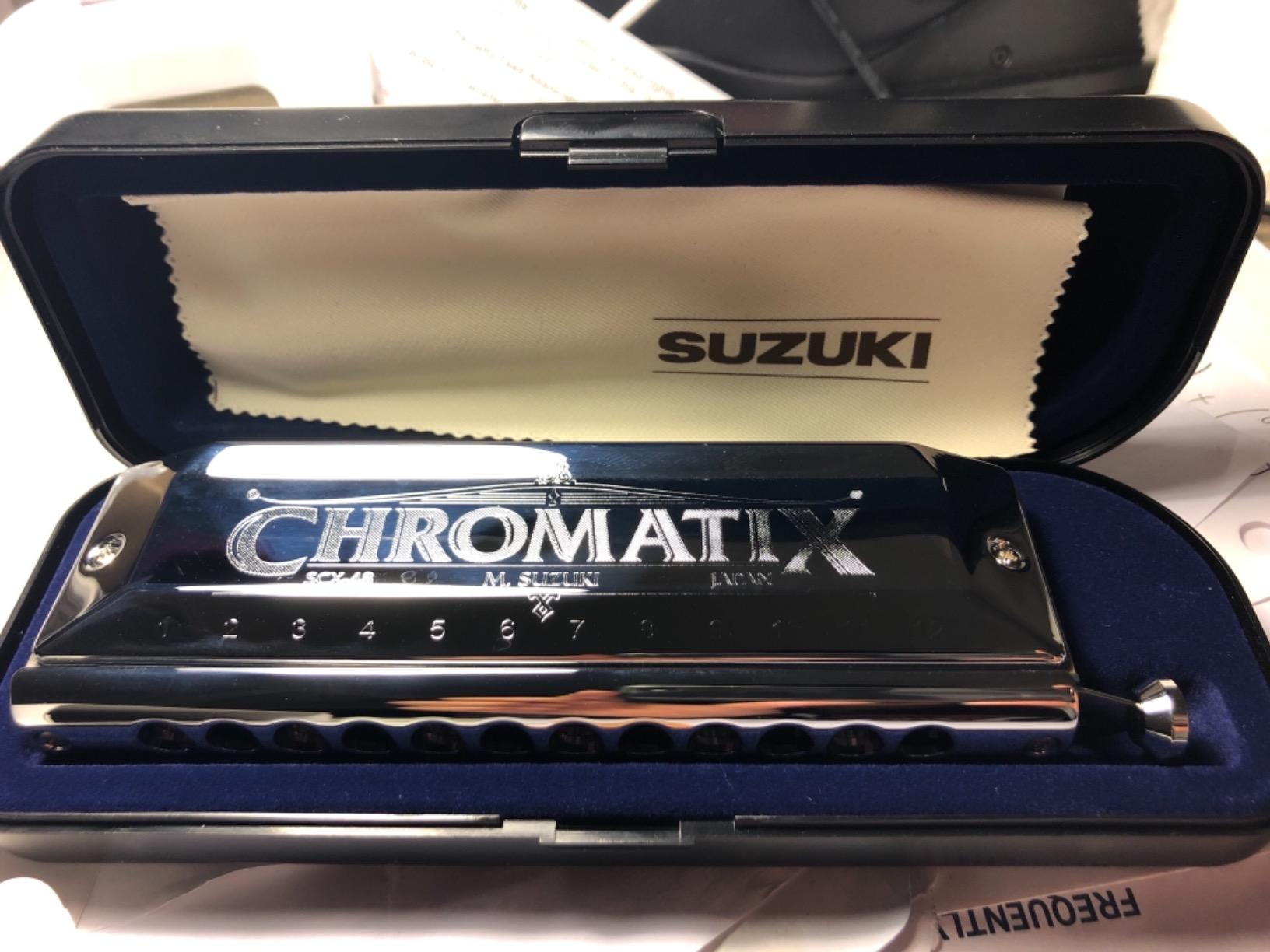 Suzuki SCX-56 Chromatix 14-Hole Chromatic Harmonica Key of C customer photo 1