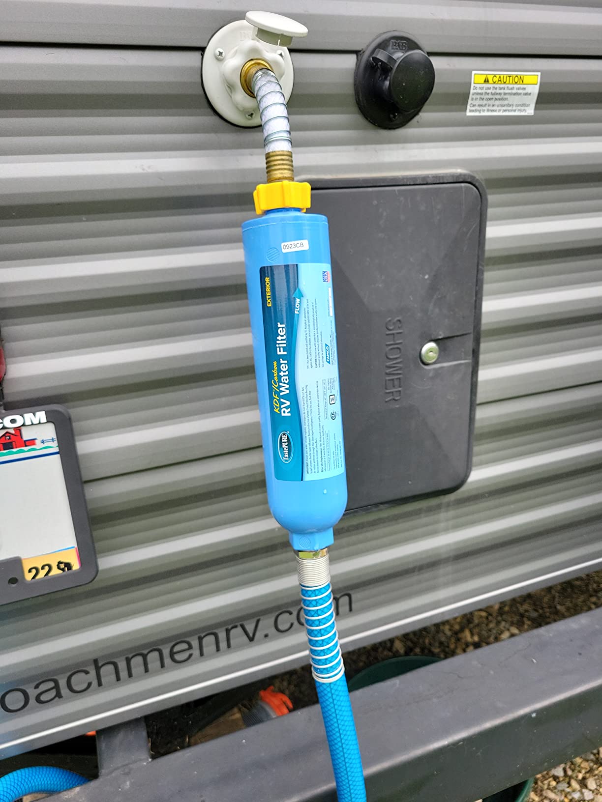 Camco Tastepure RV Water Filter 2-pk - GAC & KDF Filtration-Made in the USA | Advanced RV Inline Water Filter with 6-Step Patent-Protected Filtration - Camping Essentials for Fresh Drinking Water (40045) customer photo 1