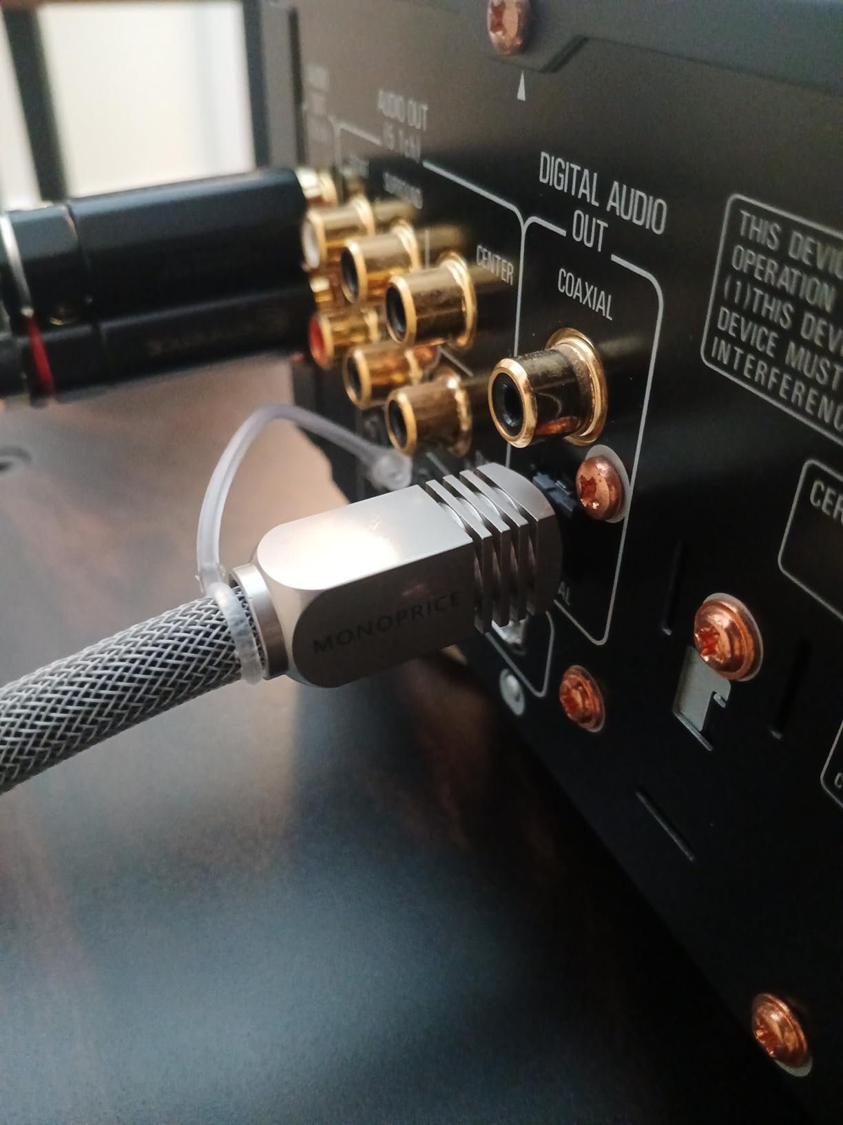 Premium S/PDIF (Toslink) Digital Optical Audio Cable - Silver - 6ft | Heavy Duty Mesh Jacket, Metal Connector Heads, For Play Station, Xbox one, Home theater & More customer photo 1