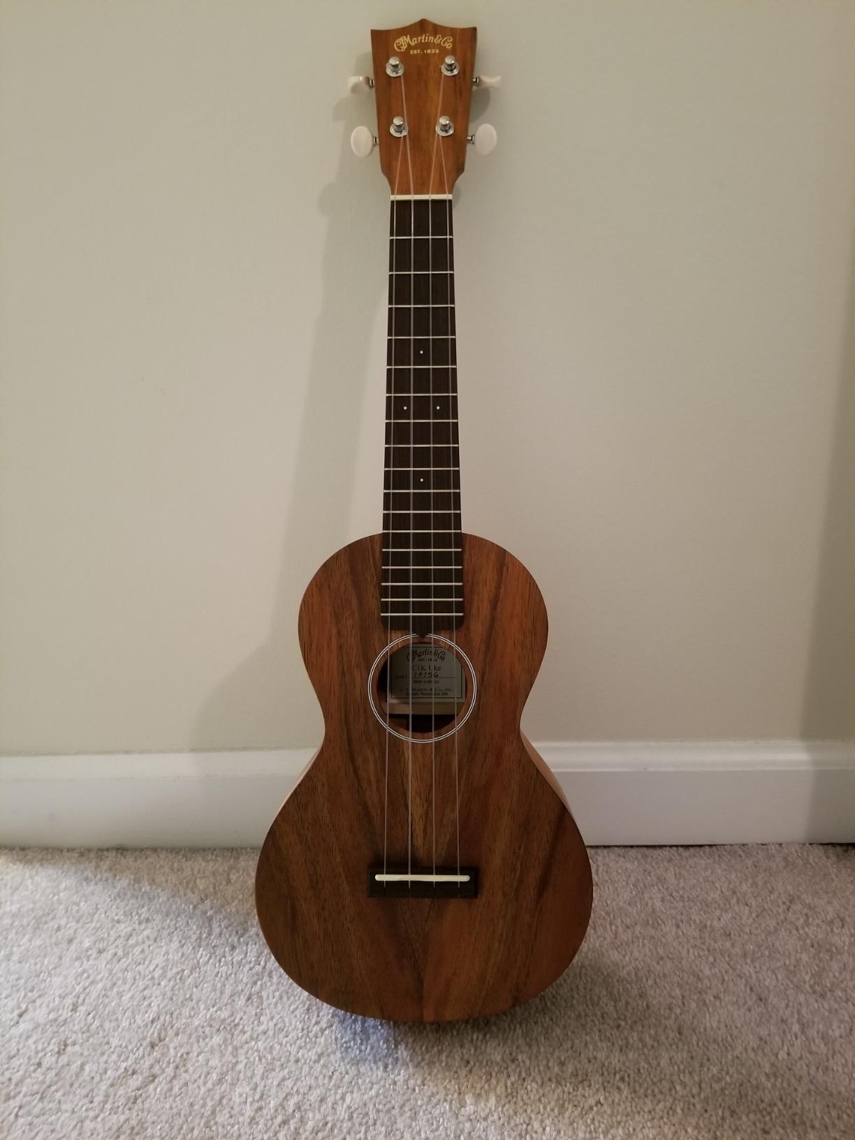 Martin Guitar C1K Acoustic Ukulele with Gig Bag, Hawaiian Koa Wood customer photo 1