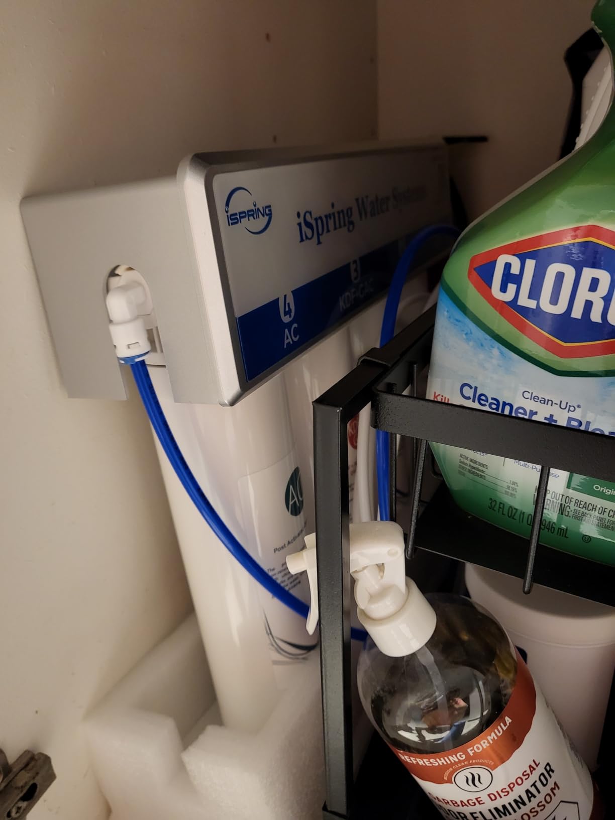 iSpring CU-A4 4-Stage Ultra Filtration Under Sink Water Filter System customer photo 2