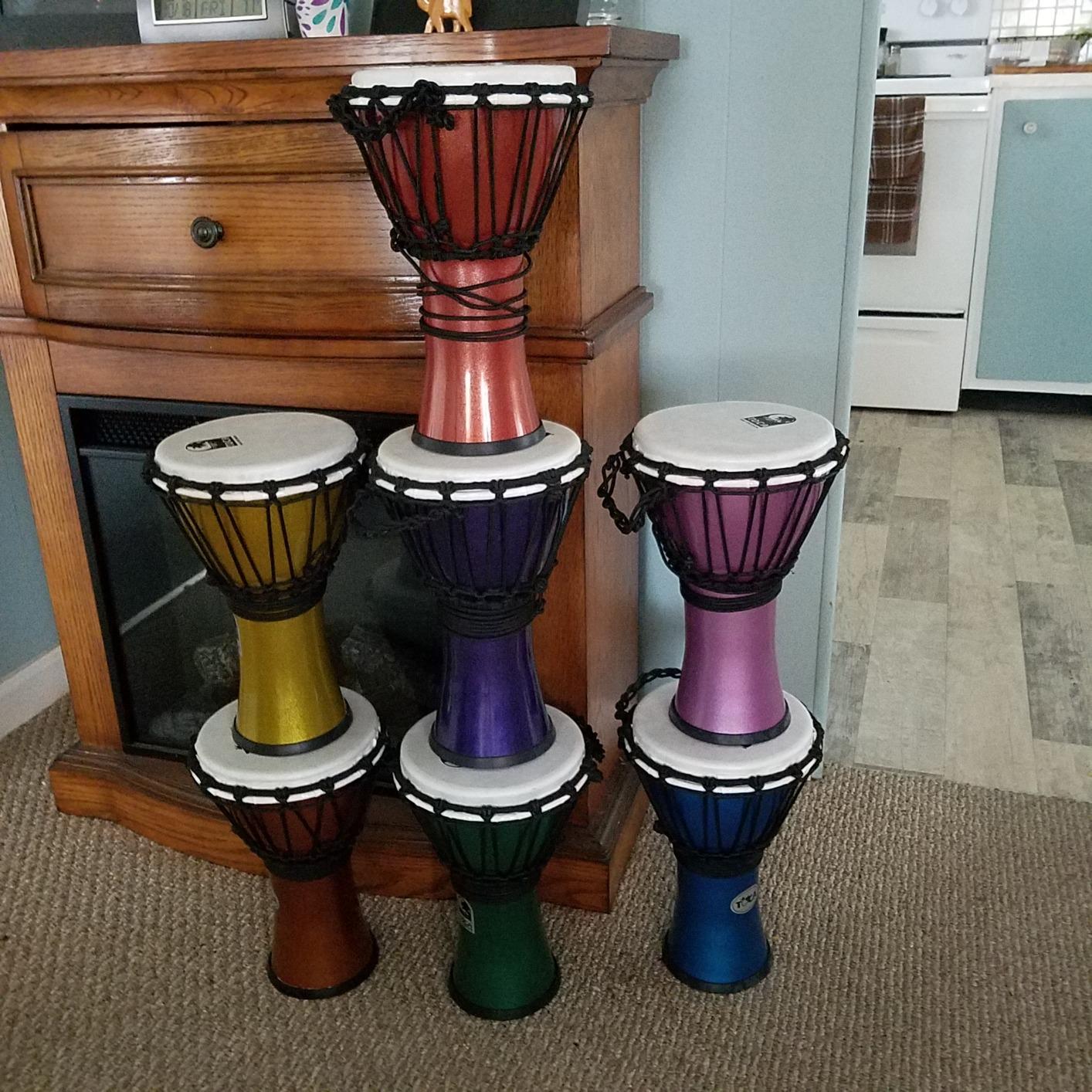 Toca TFCDJ-7MS Color Sound Djembe Set customer photo 1