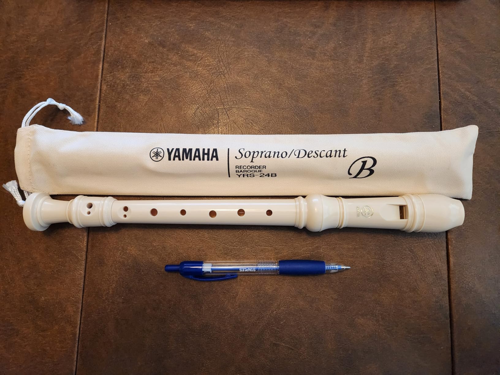 Yamaha YRS-24B Plastic Soprano Recorder, Natural customer photo 2