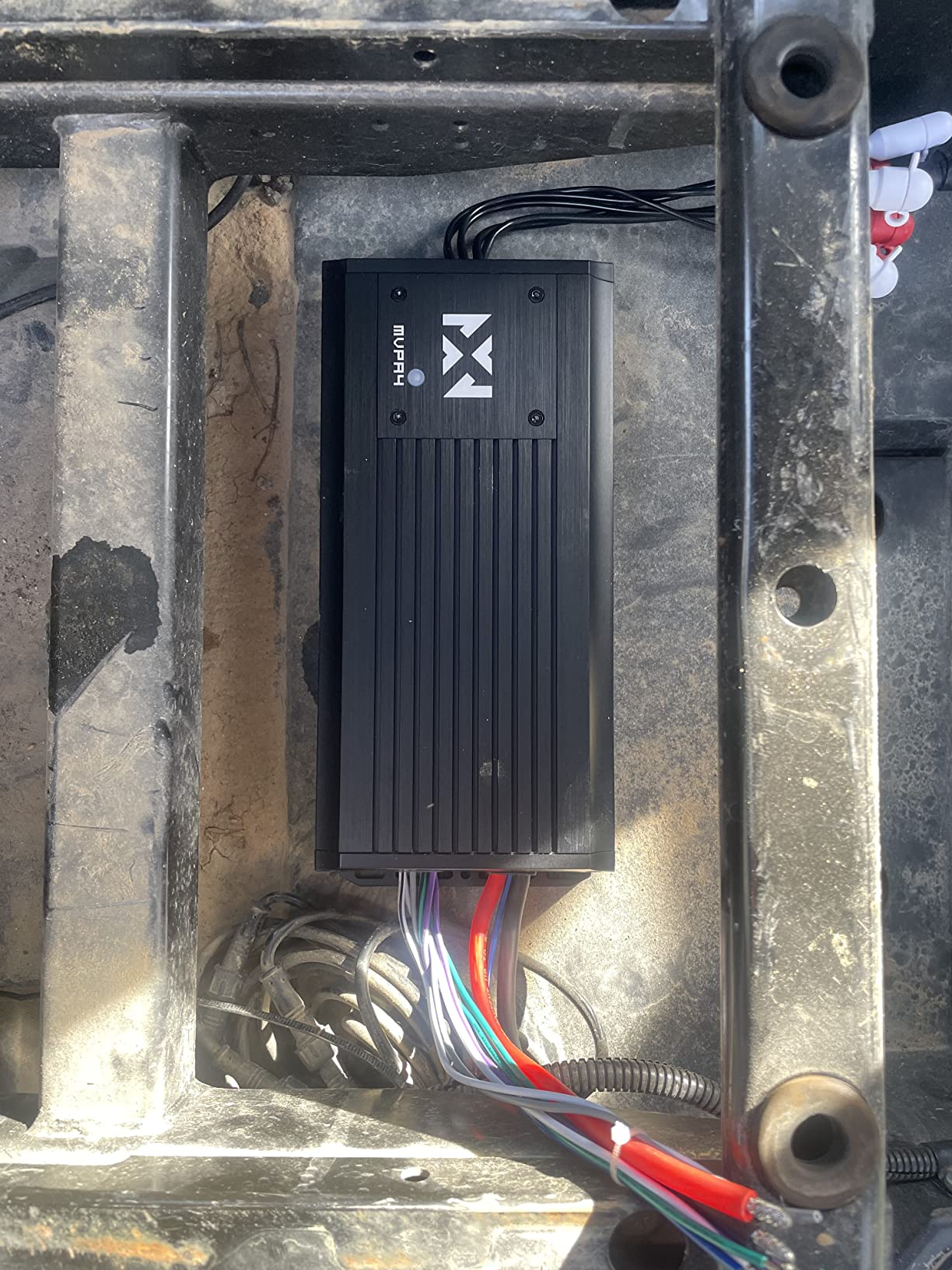 NVX MVPA4 600W Total RMS 4-Channel Bridgeable Marine-V Series Micro Class D Compact Marine/Powersports/Motorcycle Amplifier | IPX67 Waterproof Rating customer photo 2