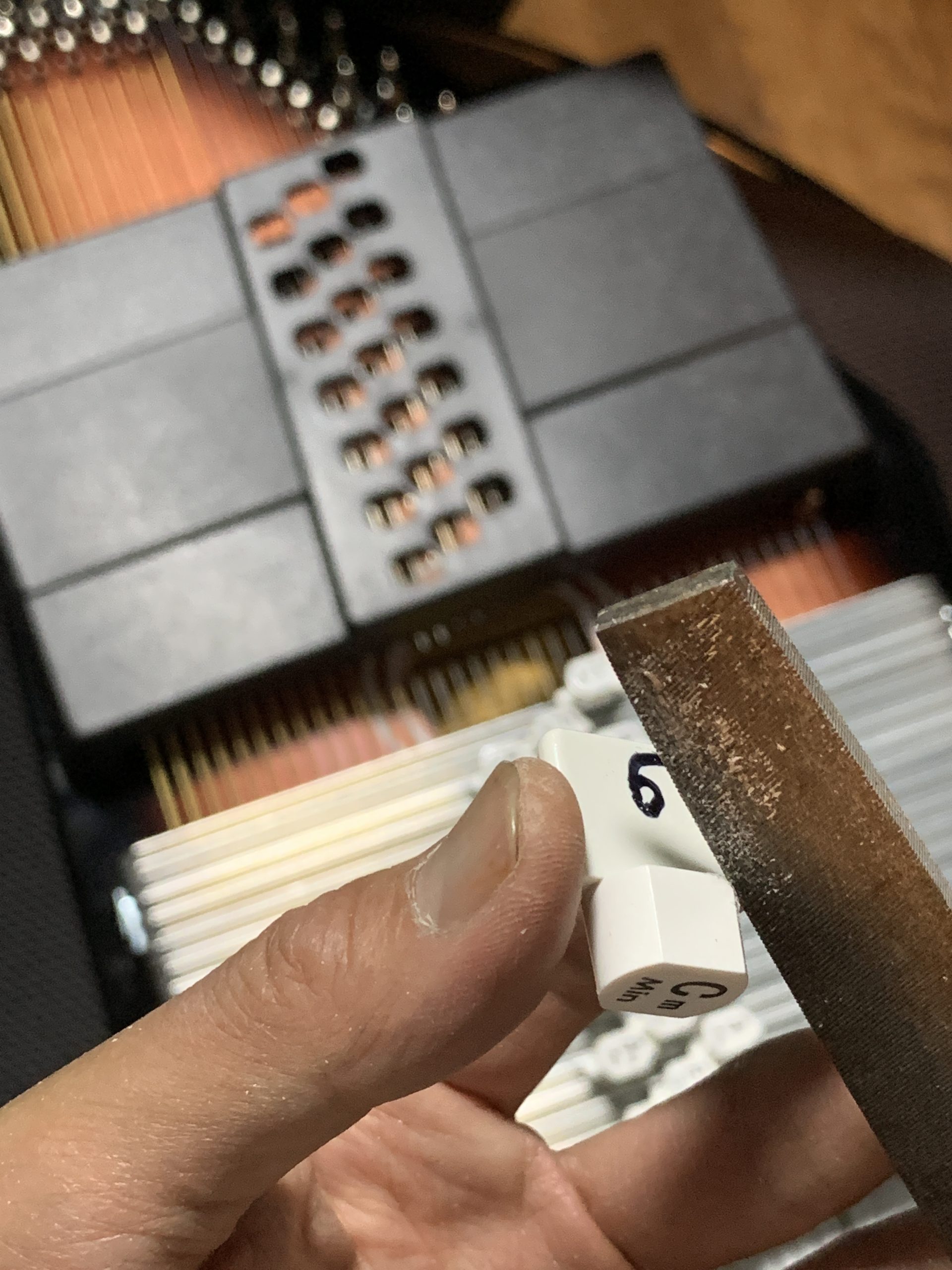 OS21CE 21 Chord Acoustic Electric Auto Harp, Tobacco Sunburst customer photo 2