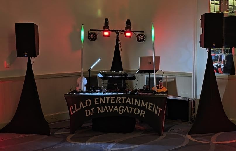 American Sound Connection ASC Pro Audio Mobile DJ Light Stand 6 Foot Height Lighting Multi Fixture T Bar Portable Tripod customer photo 1