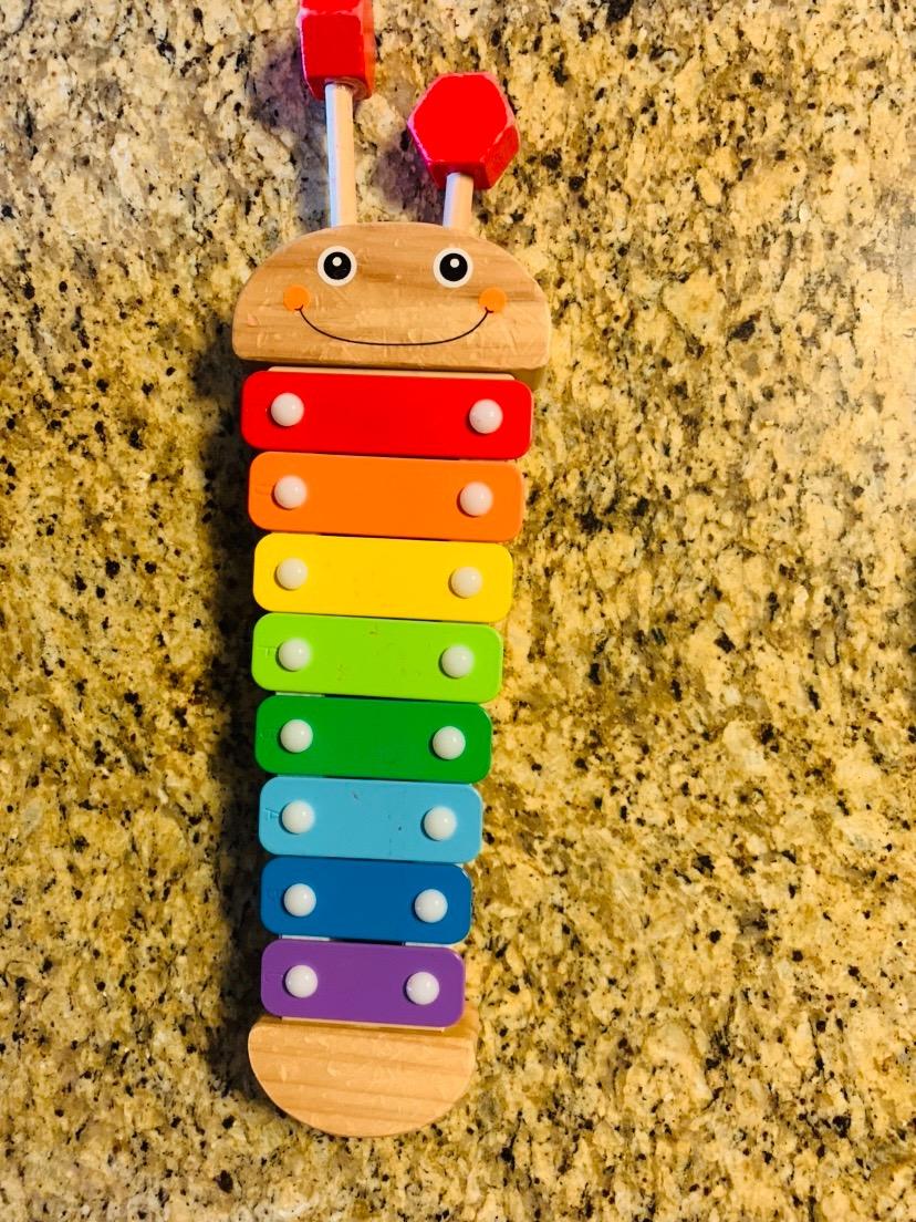 Melissa & Doug Caterpillar Xylophone Musical Toy with Wooden Mallets customer photo 1