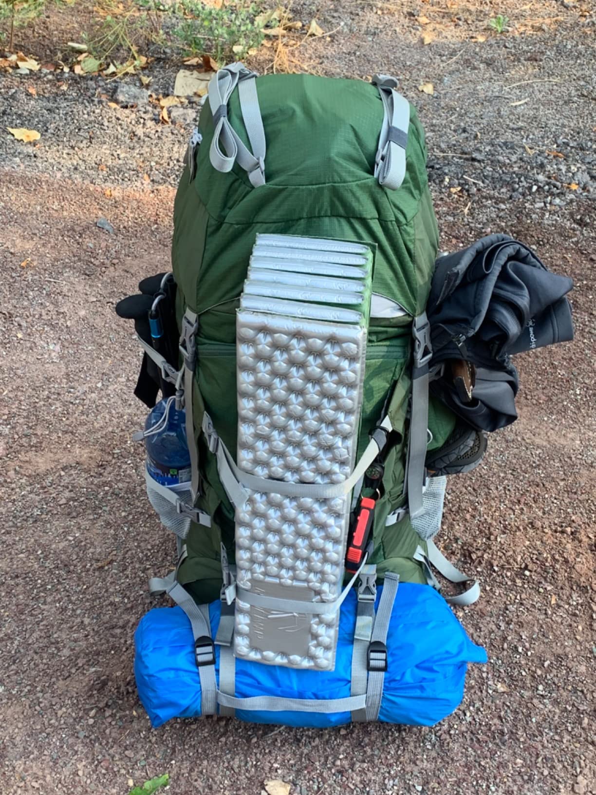 MOUNTAINTOP 70L Internal Frame Backpack Camping Backpacking Hiking Backpack for Men Women with Rain Cover customer photo 1