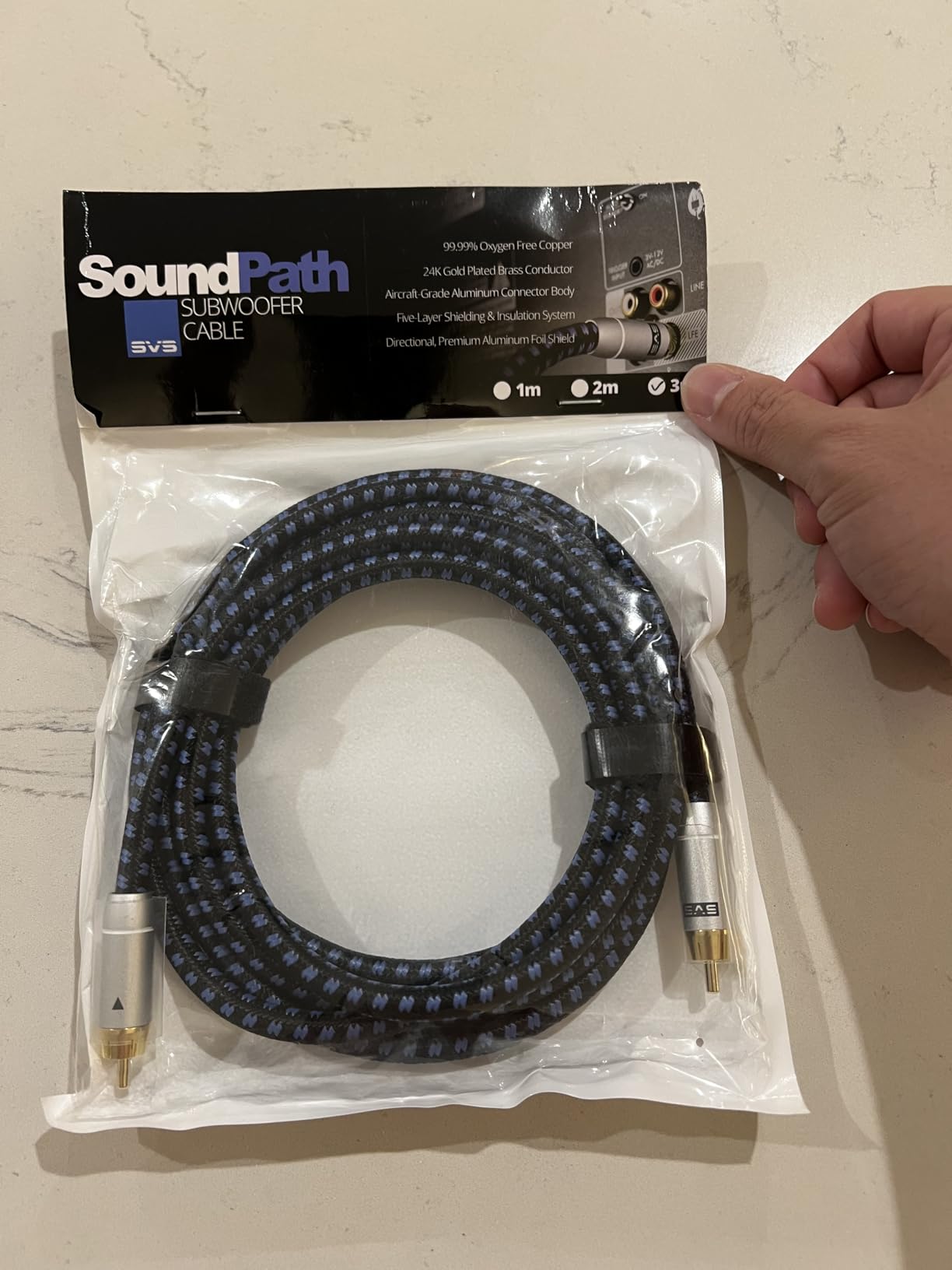 SVS SoundPath 5M RCA Audio Interconnect customer photo 1
