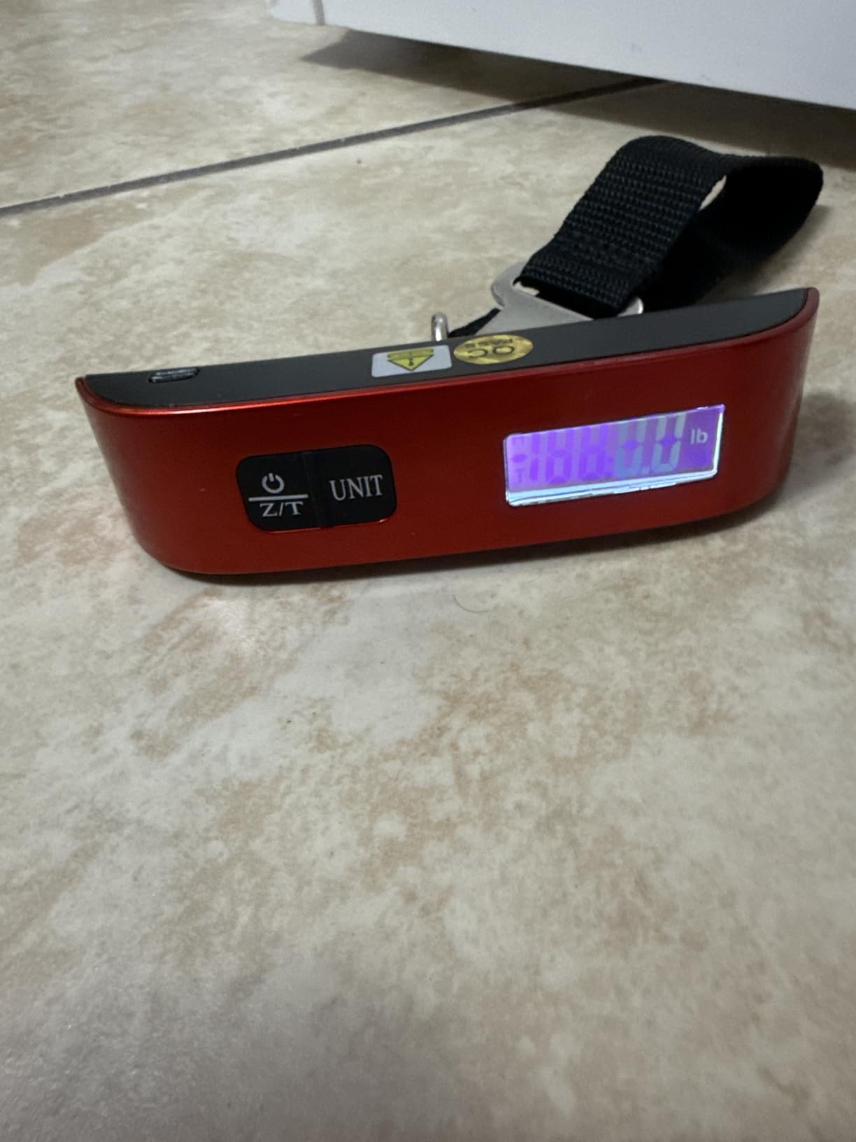 travel inspira Digital Luggage Scale - Portable Hanging Suitcase Weight Scale for Travel, 110 lb Capacity, Backlit LCD Display, Prevents Airport Overweight Fees, Battery Included customer photo 1