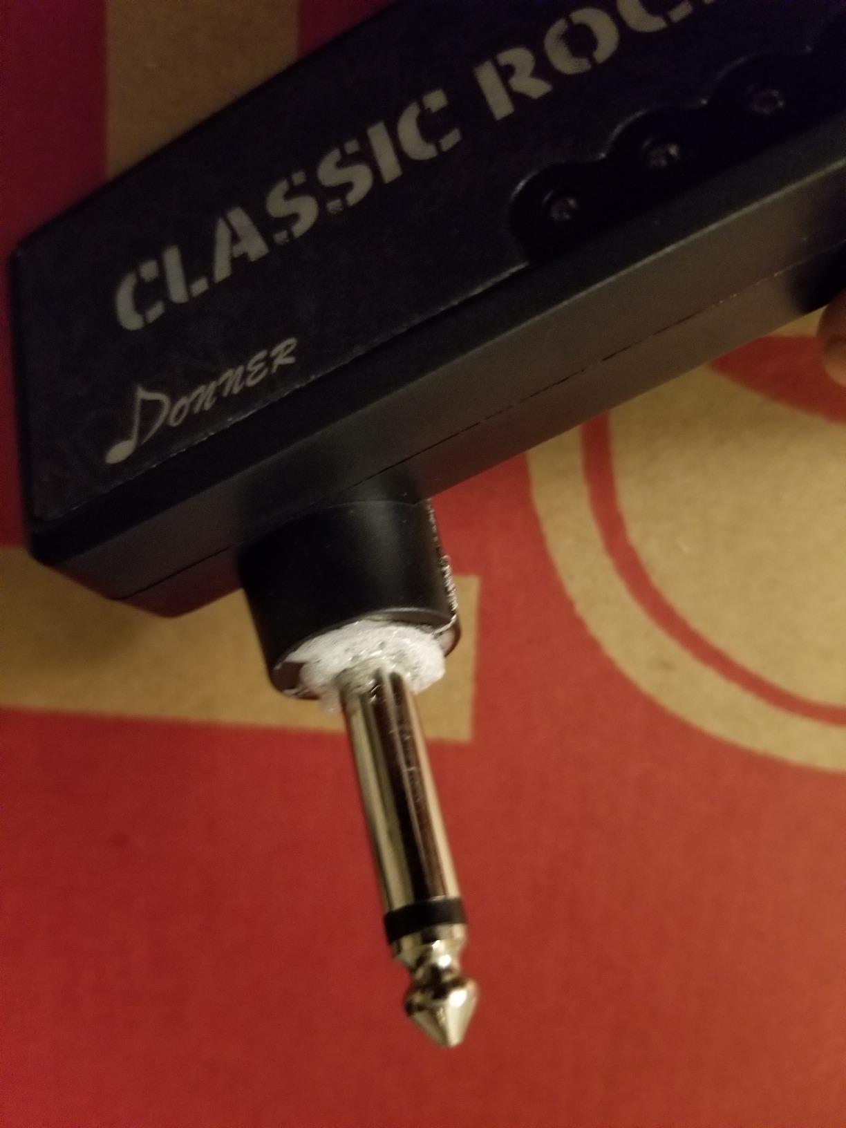 Donner Classic Rock Mini Guitar Headphone Amp for Guitar & Bass | Pocket Personal Guitar Headphone Amplifier with USB Rechargeable Battery | Up to 15 hours customer photo 1