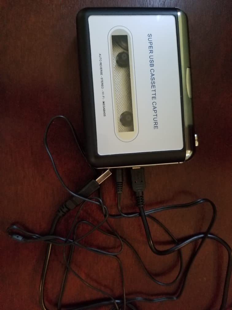 DigitNOW Cassette Tape To MP3 CD Converter Via USB, Portable USB Cassette Tape Player Capture MP3 Audio Music customer photo 1
