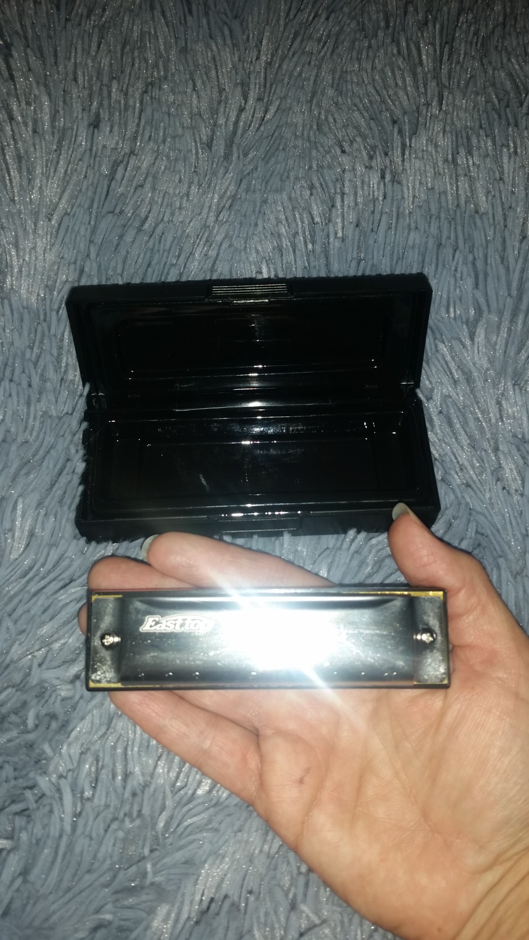 East top Harmonica for Beginners Key of C, 10 Holes 20 Tones, Stainless Steel Harp Diatonic Blues Harmonica for Adults, Teenagers, Versatile for All Levels of Players customer photo 2