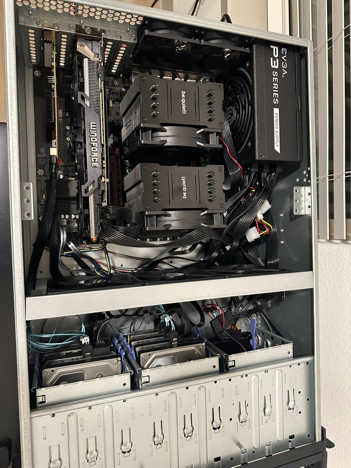 Rosewill 4U Server Chassis Rackmount Case, 15 3.5