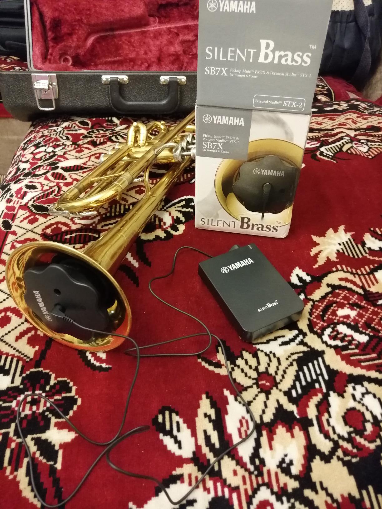 Yamaha SILENT Brass Trumpet Mute SB7X-2, Complete System customer photo 2