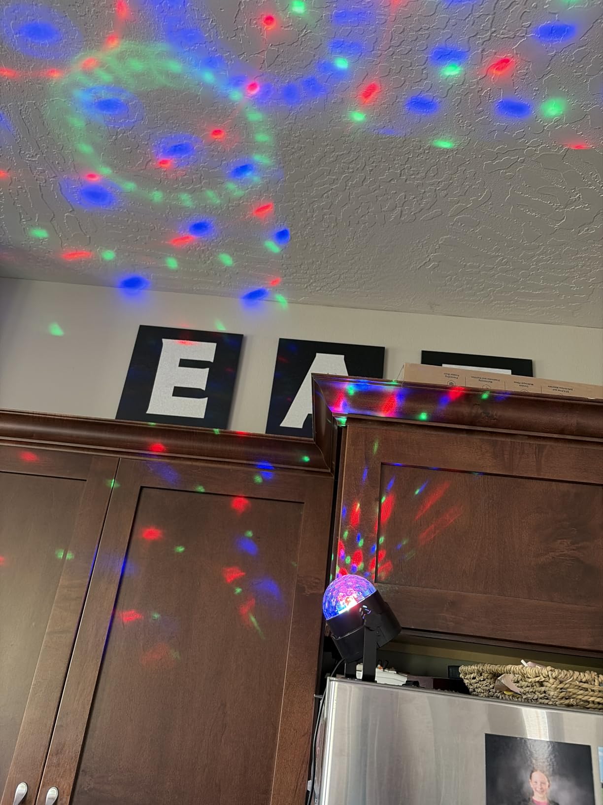 Luditek Sound Activated Party Lights with Remote DJ Lighting, Disco Ball Strobe Stage Light for Home Room Dance Parties Birthday Karaoke Stocking Stuffers New Years Eve Halloween Christmas Decorations customer photo 2