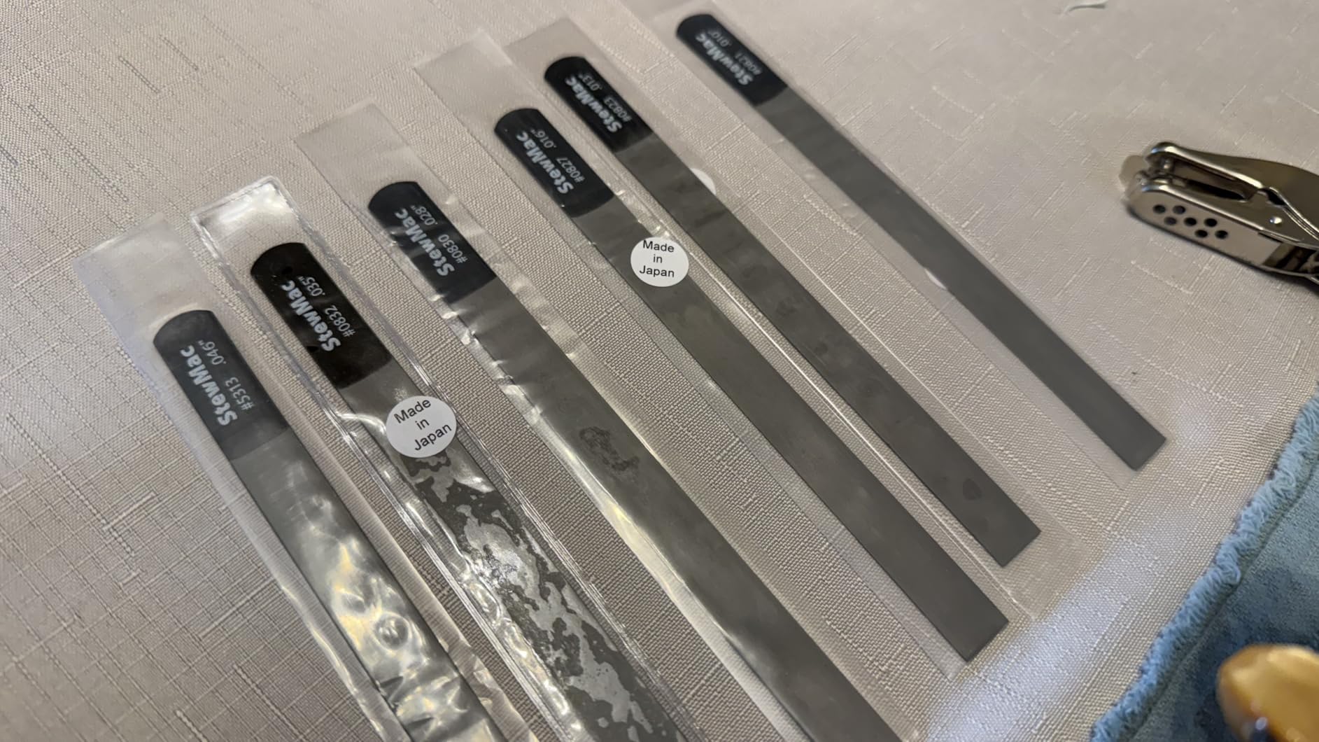 StewMac Gauged Nut Slotting File Set, Electric Guitar Medium Strings 10-46 customer photo 1