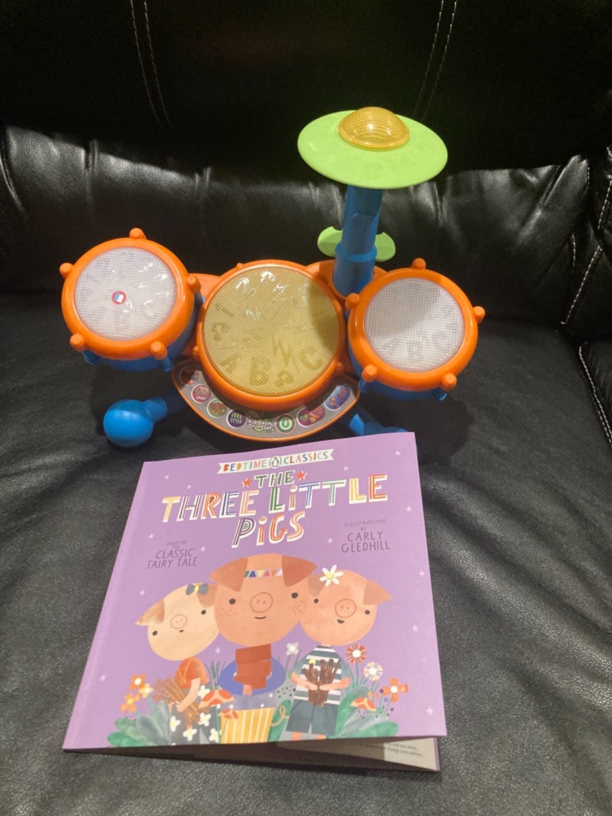 VTech KidiBeats Drum Set (Frustration Free Packaging), Orange customer photo 2