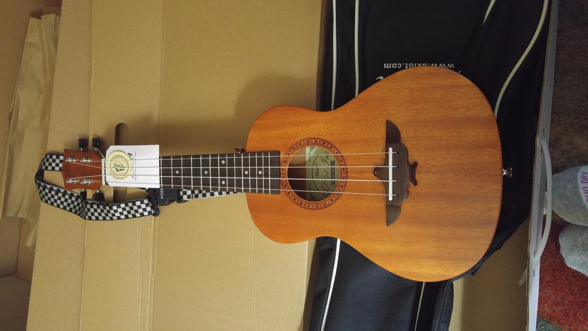 AKLOT Concert Ukulele Solid Mahogany 23 Inch for Professional Beginners Adults Kit customer photo 2