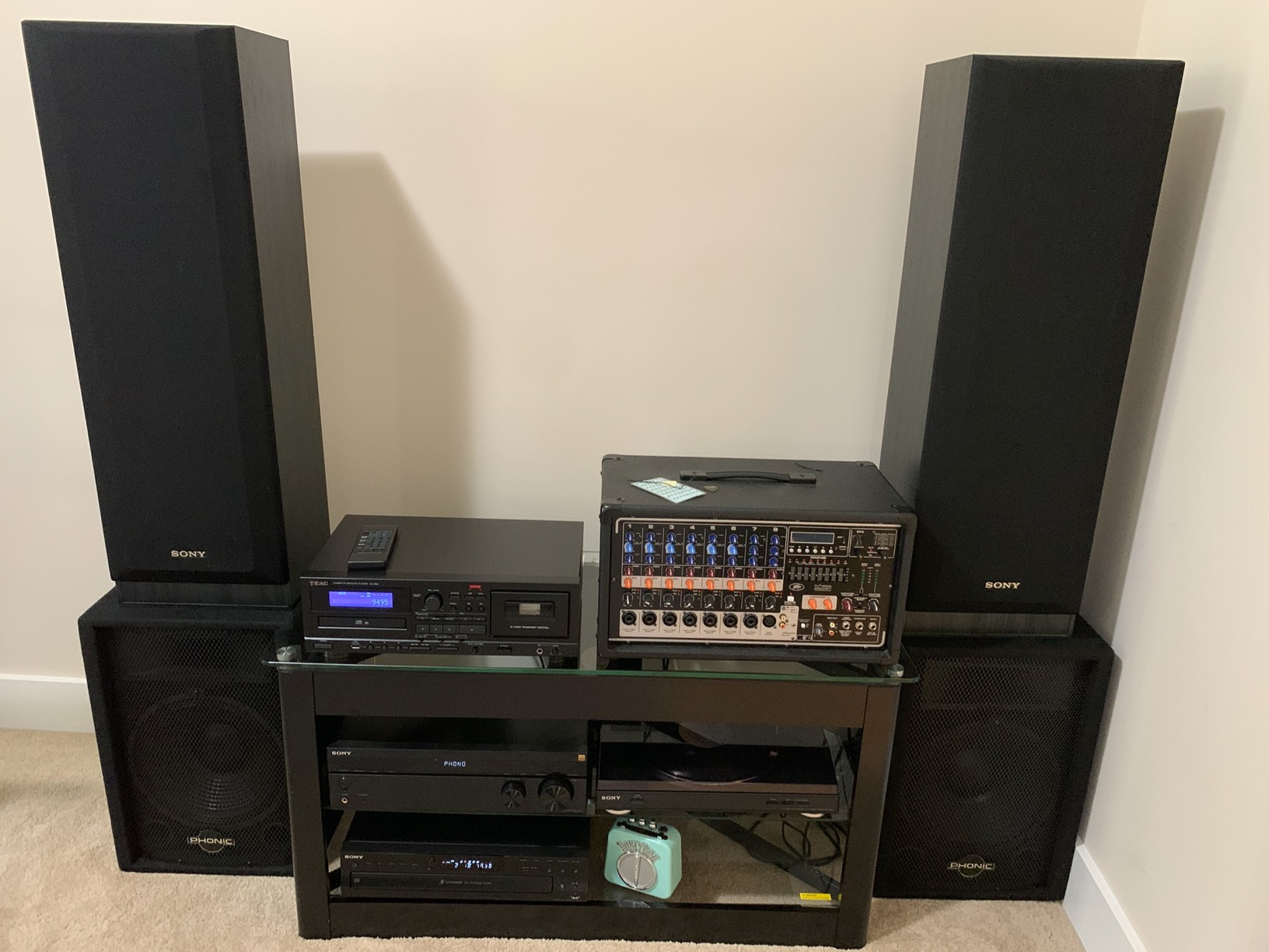 Teac AD-850 Home Audio Cassette and CD Player with USB-Recorder and Karaoke Mic Input (AD850B) customer photo 1