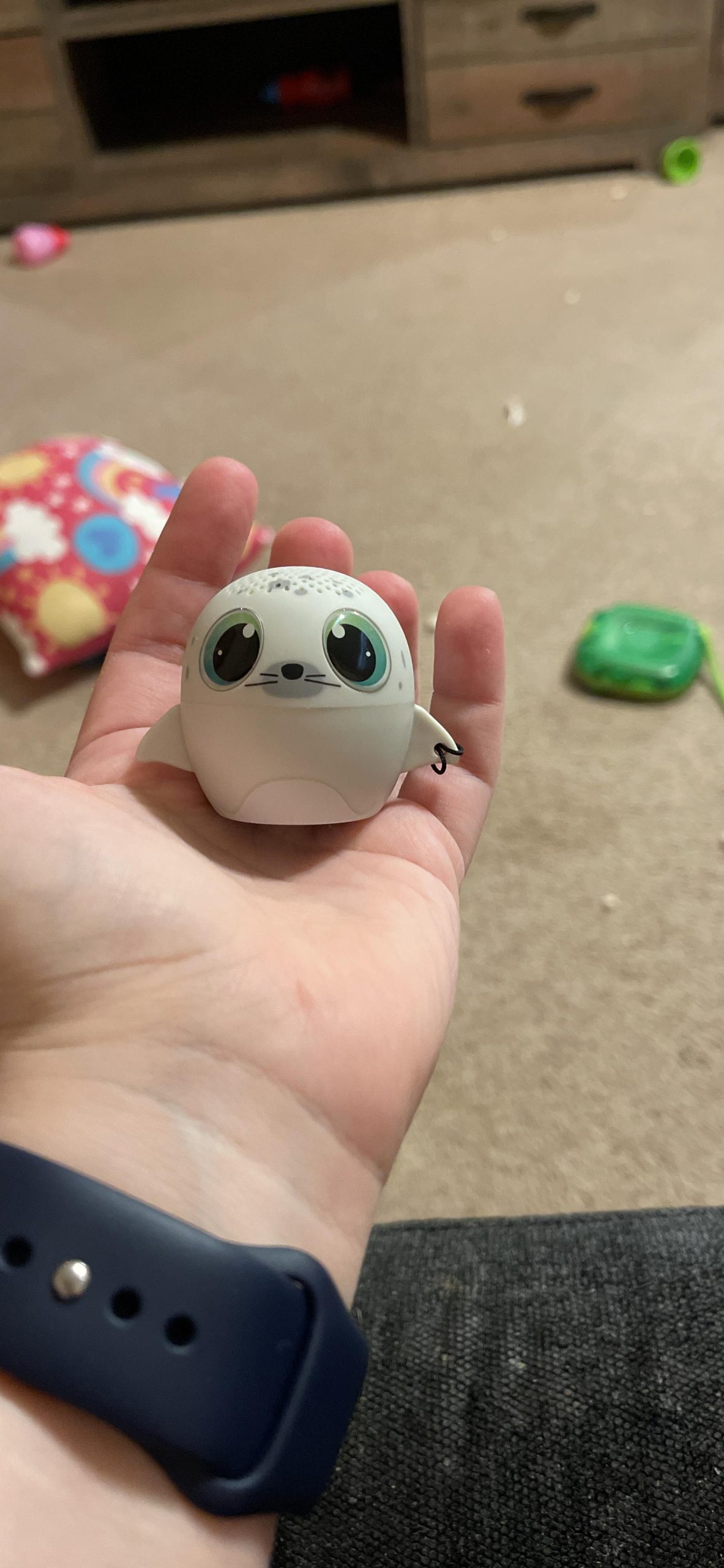 My Audio Pet Mini Bluetooth Animal Wireless Speaker for Kids of All Ages - True Wireless Stereo - Pair with Another TWS Pet for Powerful Rich Room-Filling Sound (OWLcapella Blue) customer photo 1
