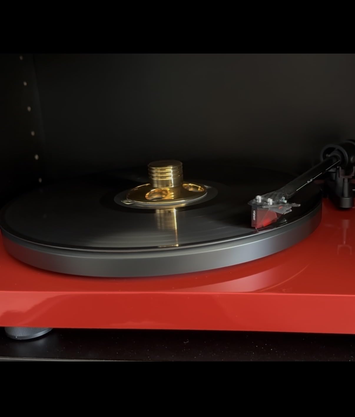 Nobsound STB-01 LP Vinyl Turntables Metal Disc Stabilizer Record Weight HiFi (Gold) customer photo 1