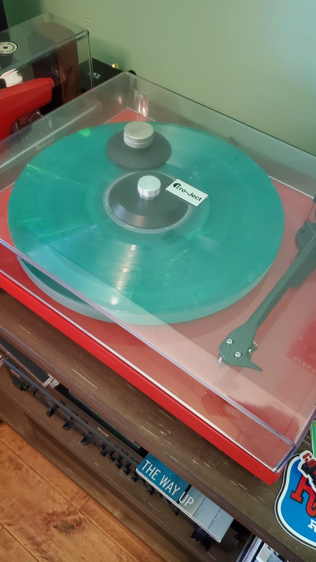Nobsound Disc Stabilizer Record Weight Turntable LP Vinyl Clamp Vibration Damper POM customer photo 2