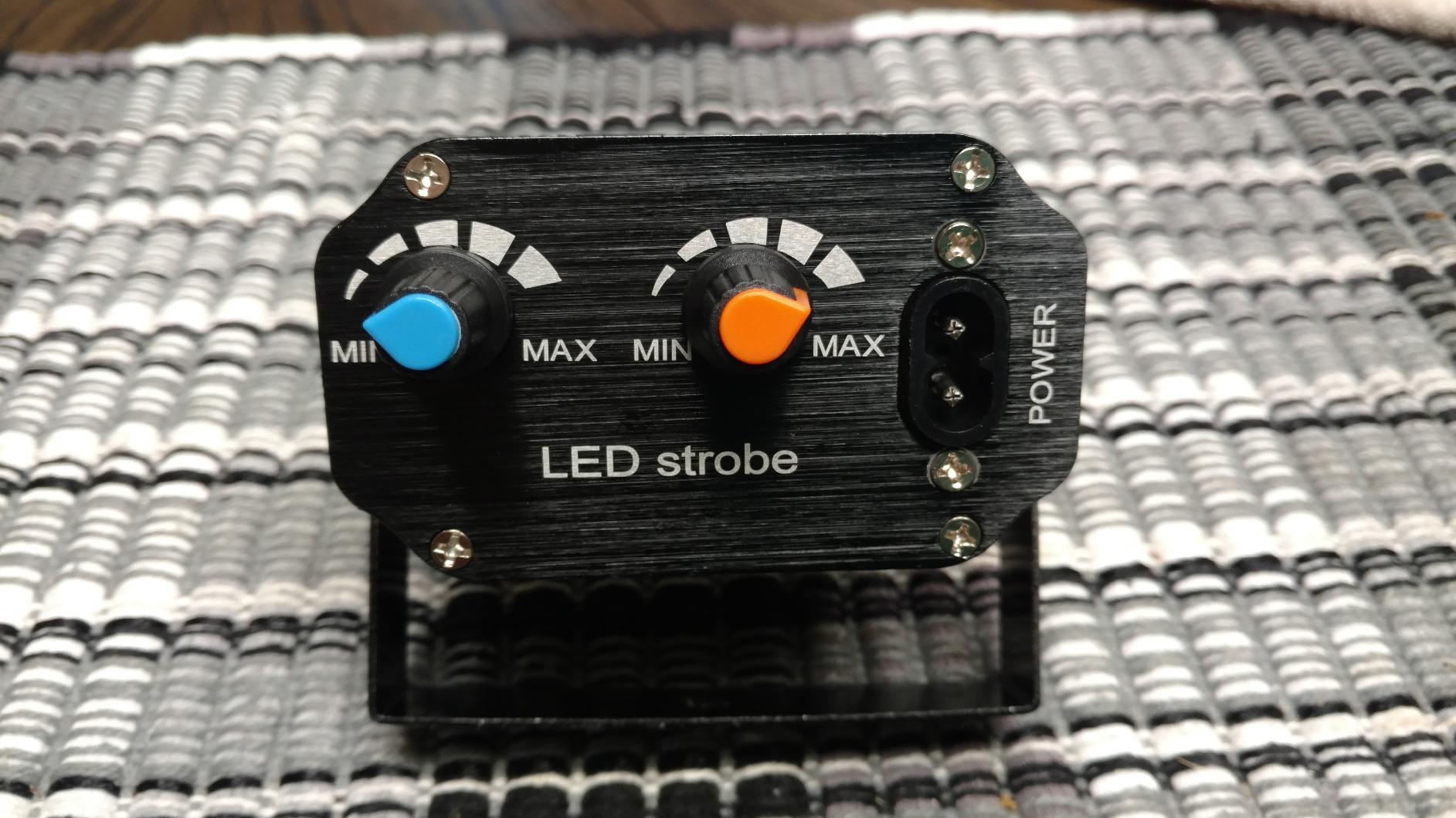 Halloween White Strobe Light,Super Bright 36 LED Mini Strobe Lights for Party Sound Activated Strobe Lights,Best for Parties Club Disco KTV Bar Xmas Show (No Remote) customer photo 2