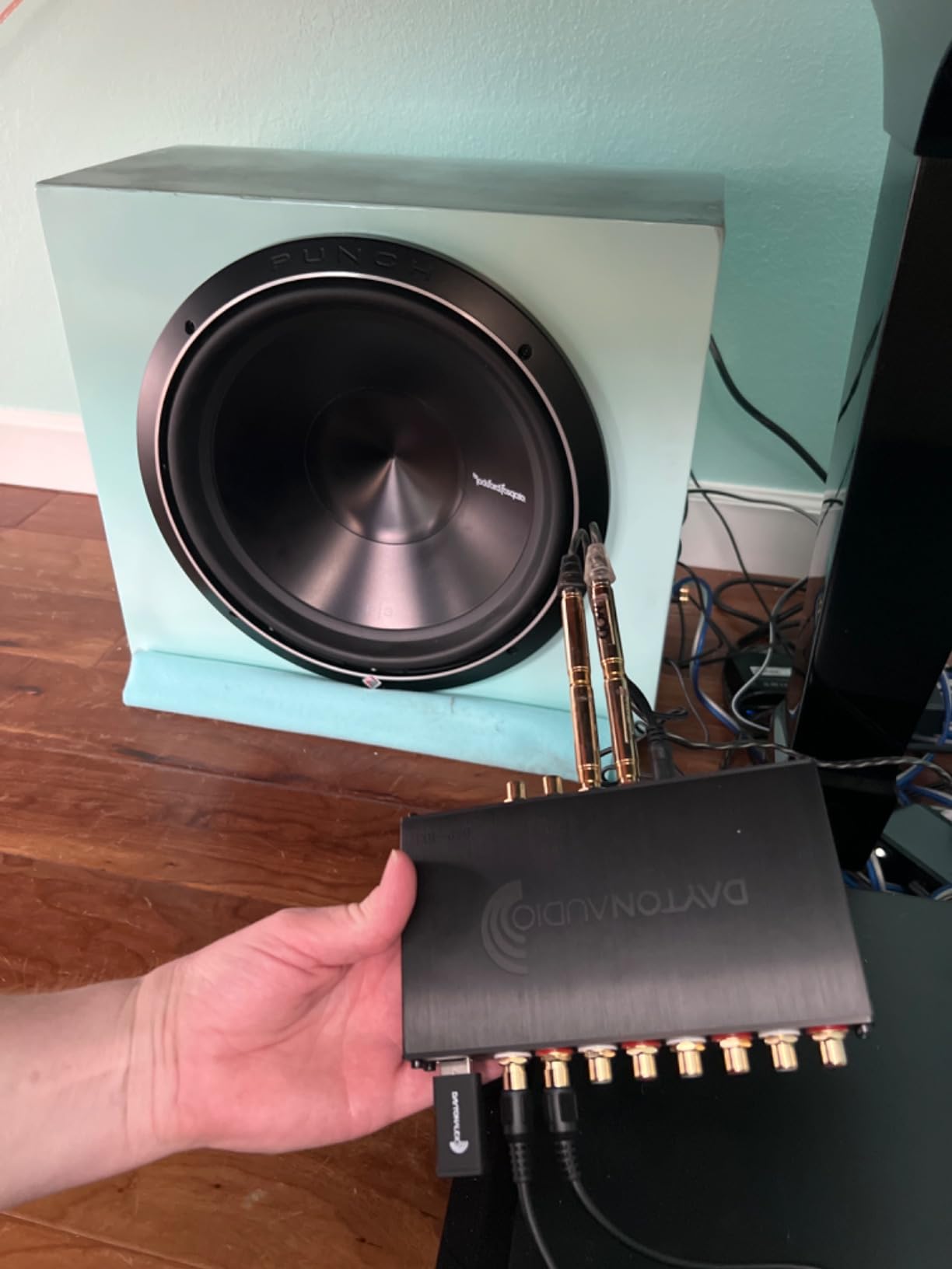 Dayton Audio DSP-408 4 Input 8 Output DSP Digital Signal Processor with Built in EQ Crossovers, Time Alignment customer photo 1