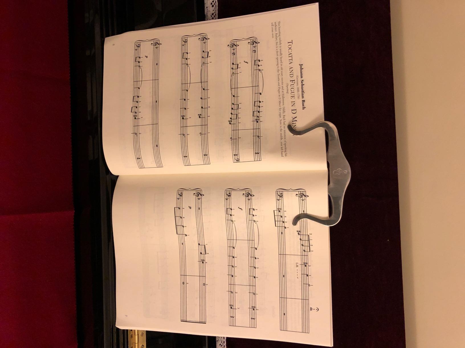 Music Book Clip - Piano Book Holder, Gift for Piano Players customer photo 2