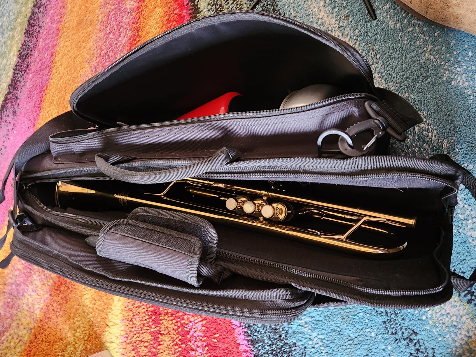 Protec Explorer Series Trumpet Bag with Sheet Music & Mute Storage Pocket, Model C238X customer photo 2