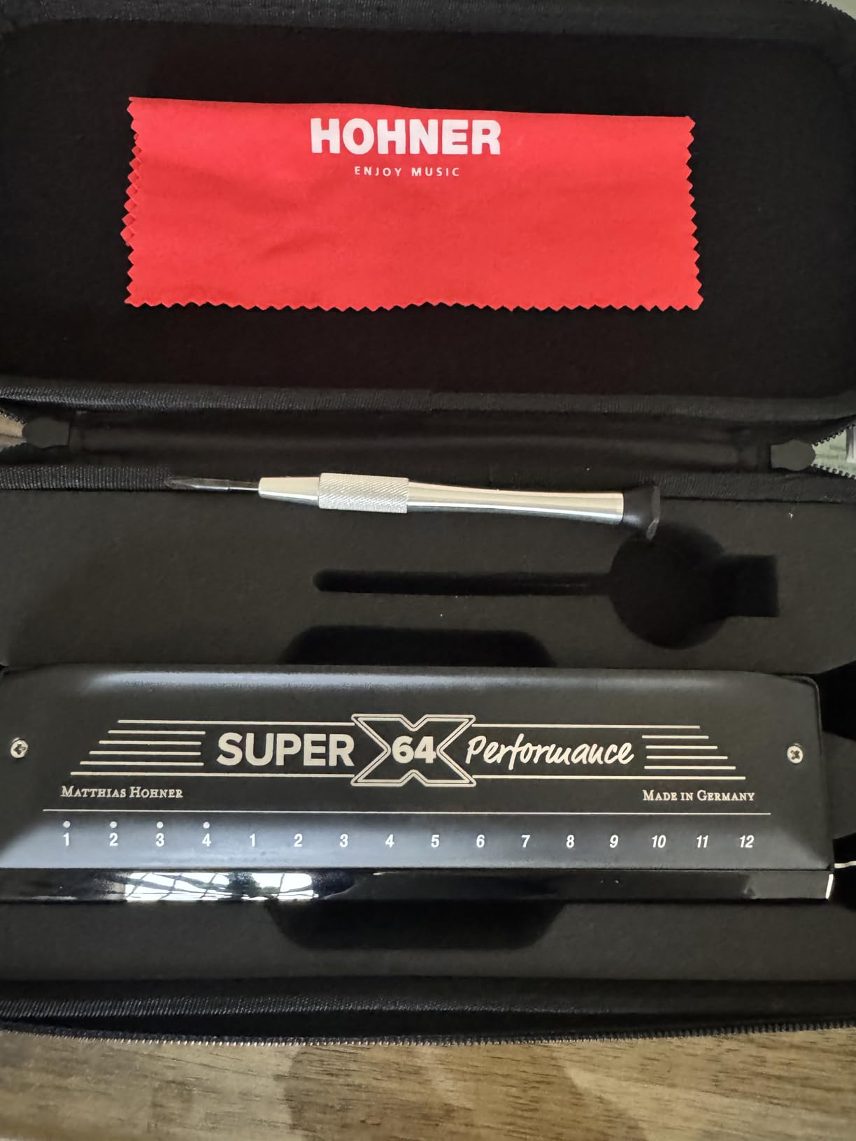 Hohner Super 64X Performance Chromatic Harmonica C Major - M758601 customer photo 1