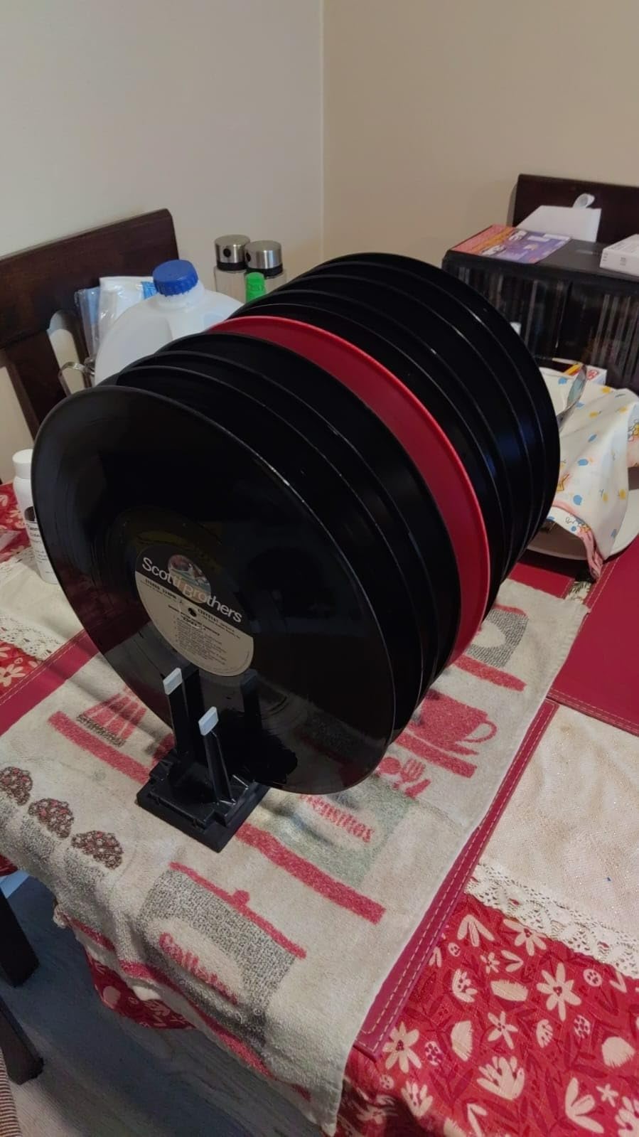 Big Fudge Vinyl Record Cleaner Kit - Cleaning Machine with care Solution, Microfiber Cloth and Brush - Scratch-Free Album Care - Record Player Accessories customer photo 2