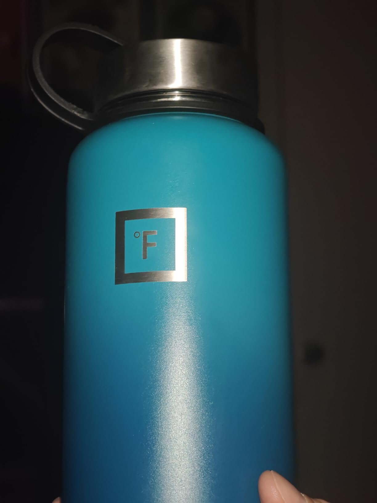 IRON °FLASK 40 oz Wide Mouth Water Bottle with Straw | Insulated Stainless Steel Sports Water Bottle with Leakproof Straw Lid - BPA Free, Cold 24 Hrs, Sweat Free (Midnight Black) customer photo 2