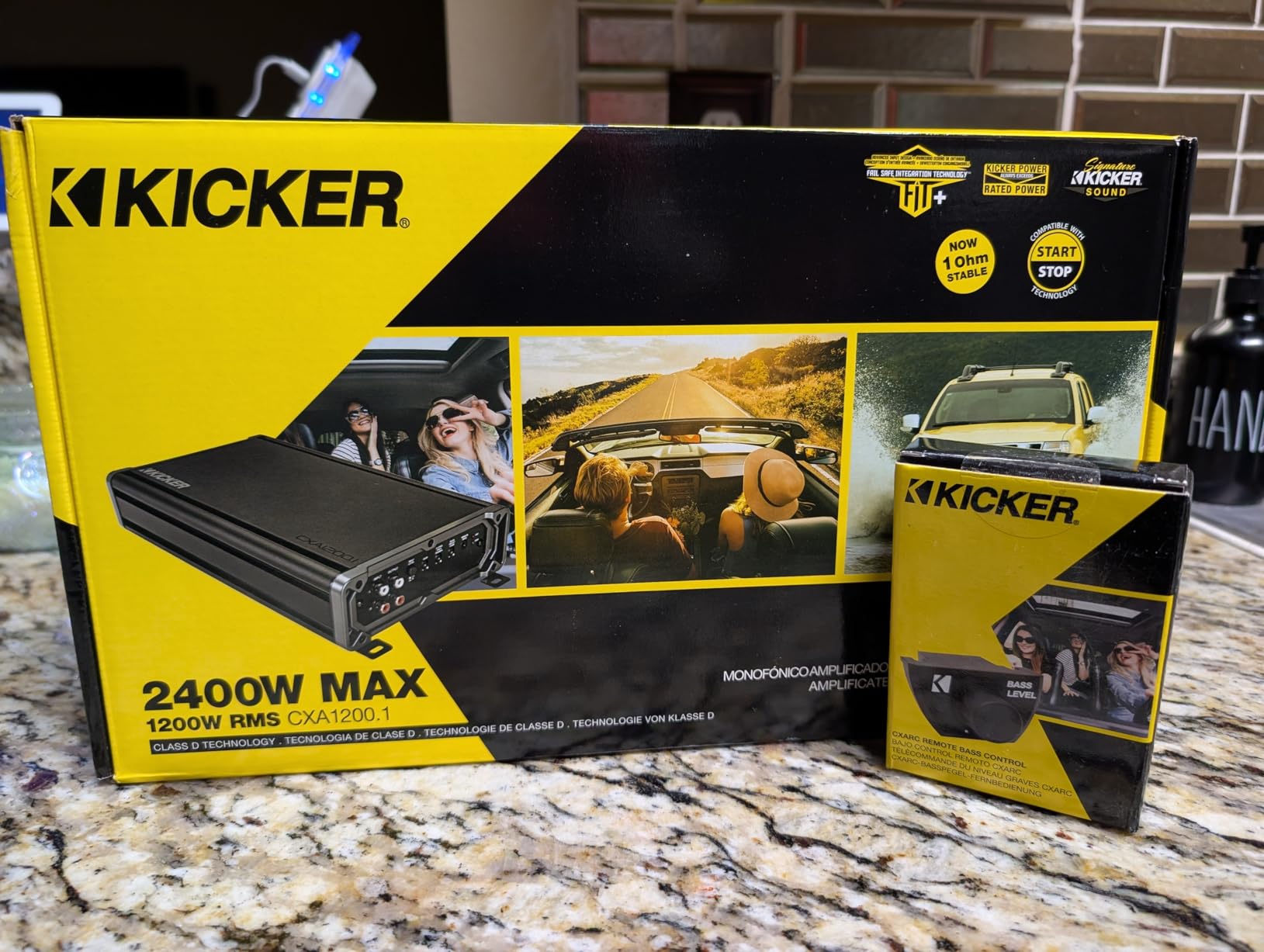 Kicker CX1200.1 1200W Mono D Audio Amplifier | CX Series Bass Power, Monoblock Design for Subs customer photo 1