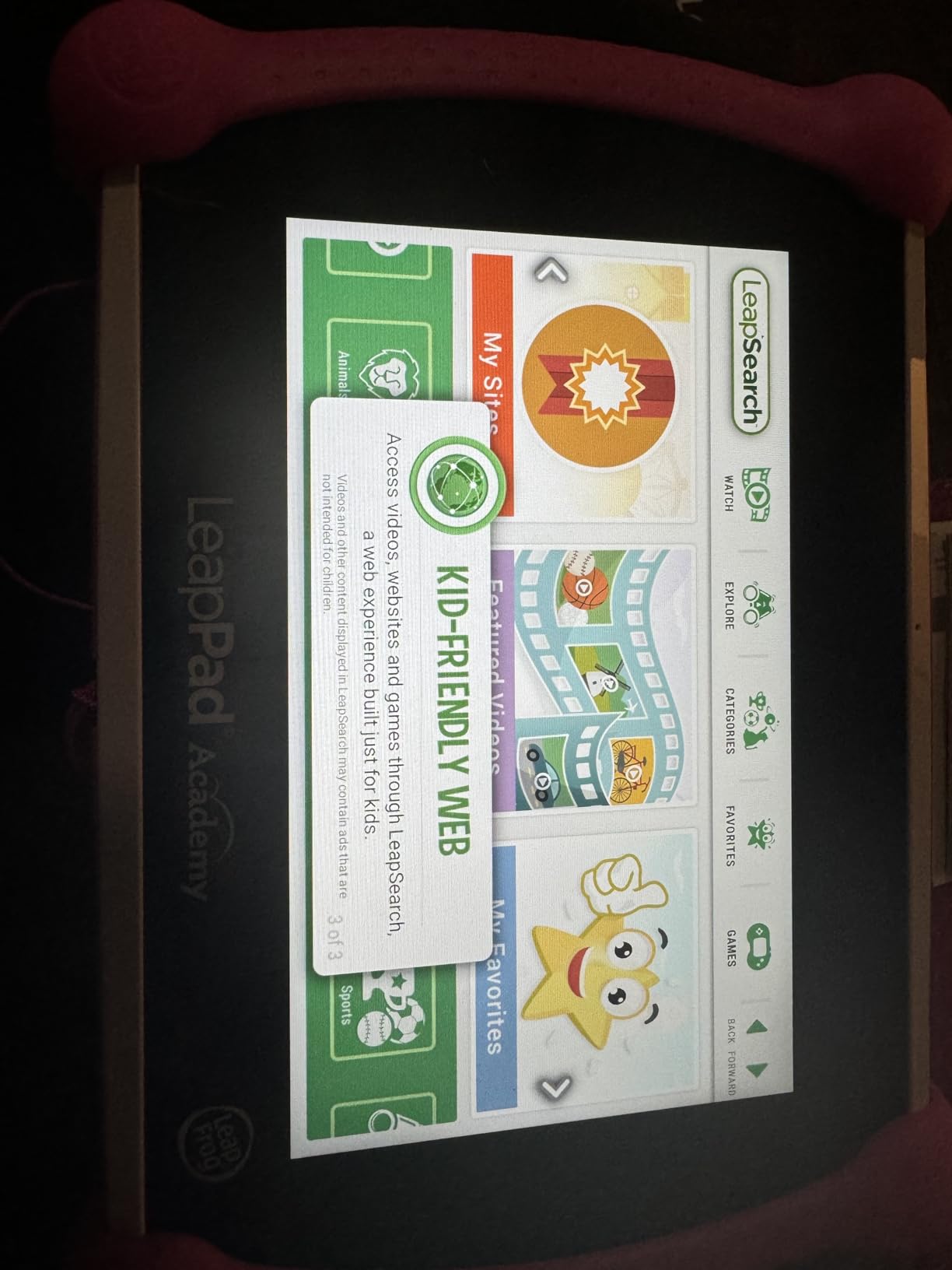 LeapFrog LeapPad Academy Kids' Learning Tablet, Green customer photo 1