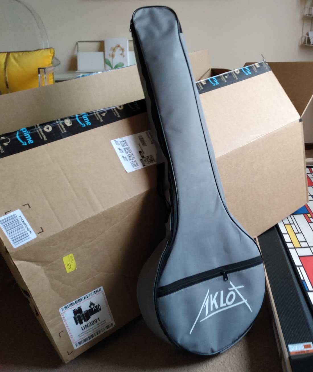 AKLOT Concert 23 inch Banjo Ukulele with Remo Drumhead, Open Back Maple Body, 15:1 Advanced Tuner, Two-Way Truss Rod, Gig Bag, Tuner, Strap, Picks customer photo 2
